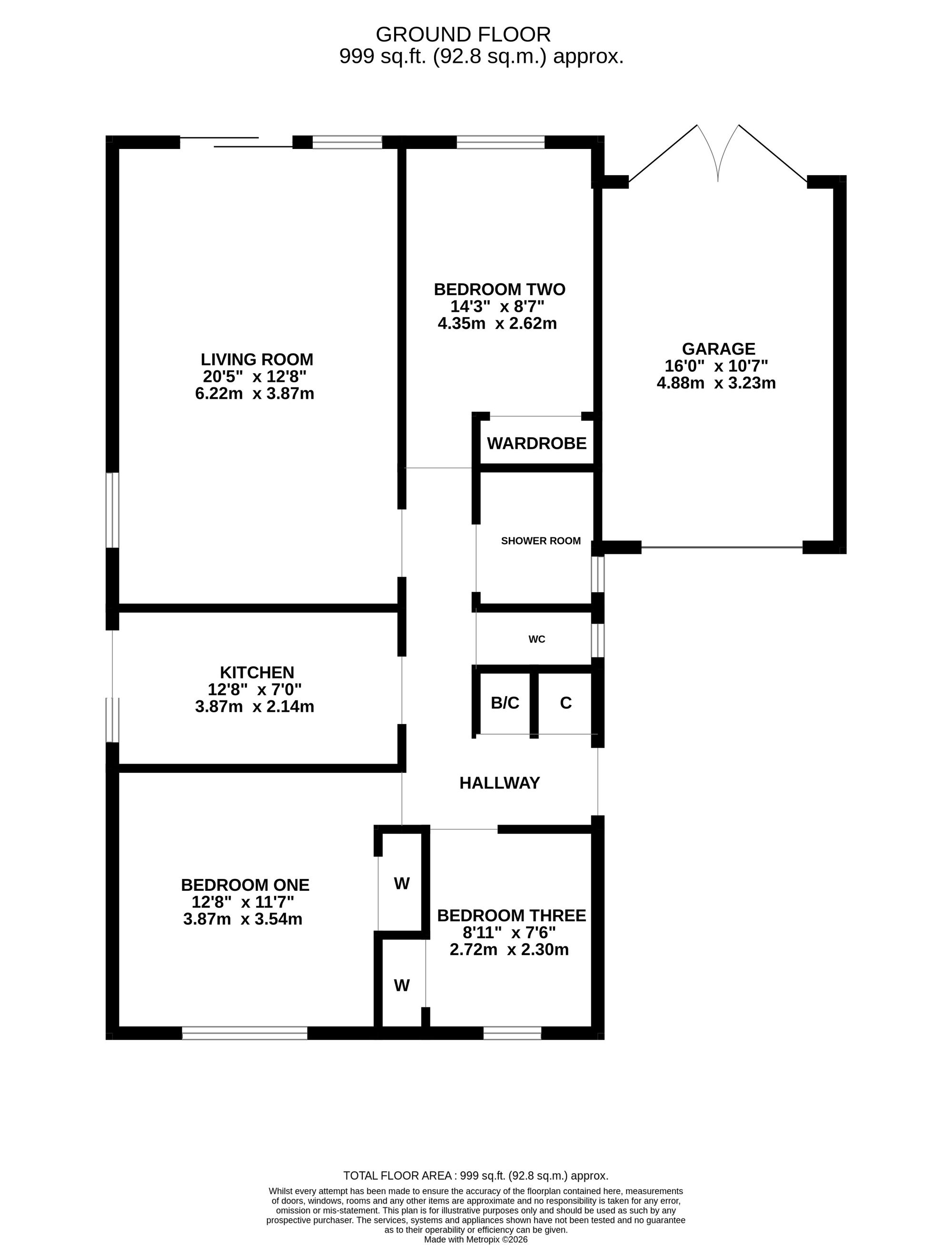 14 Saxon Road, Southampton floorplan