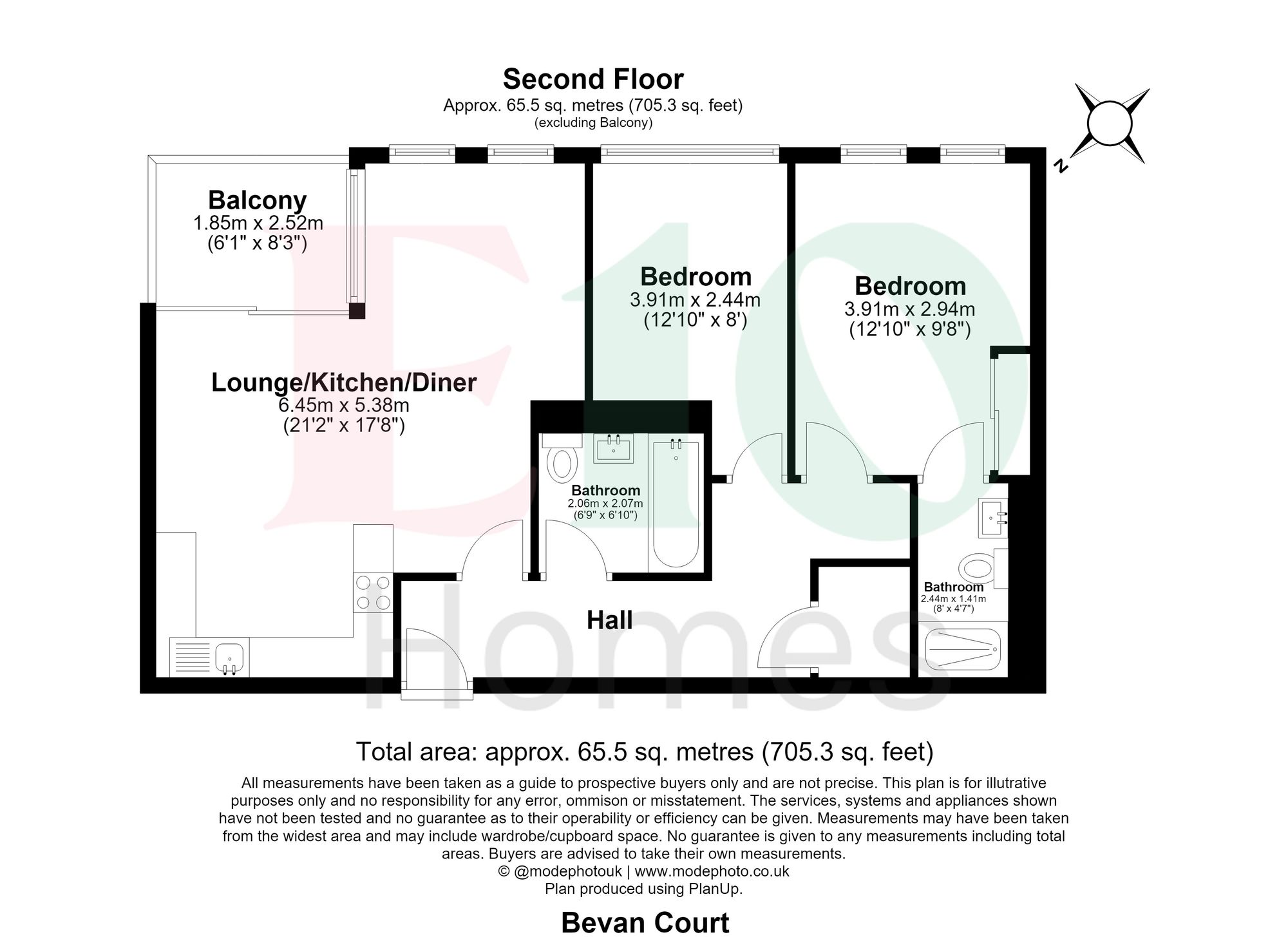 89 Bevan Court Tallack Road, London floorplan
