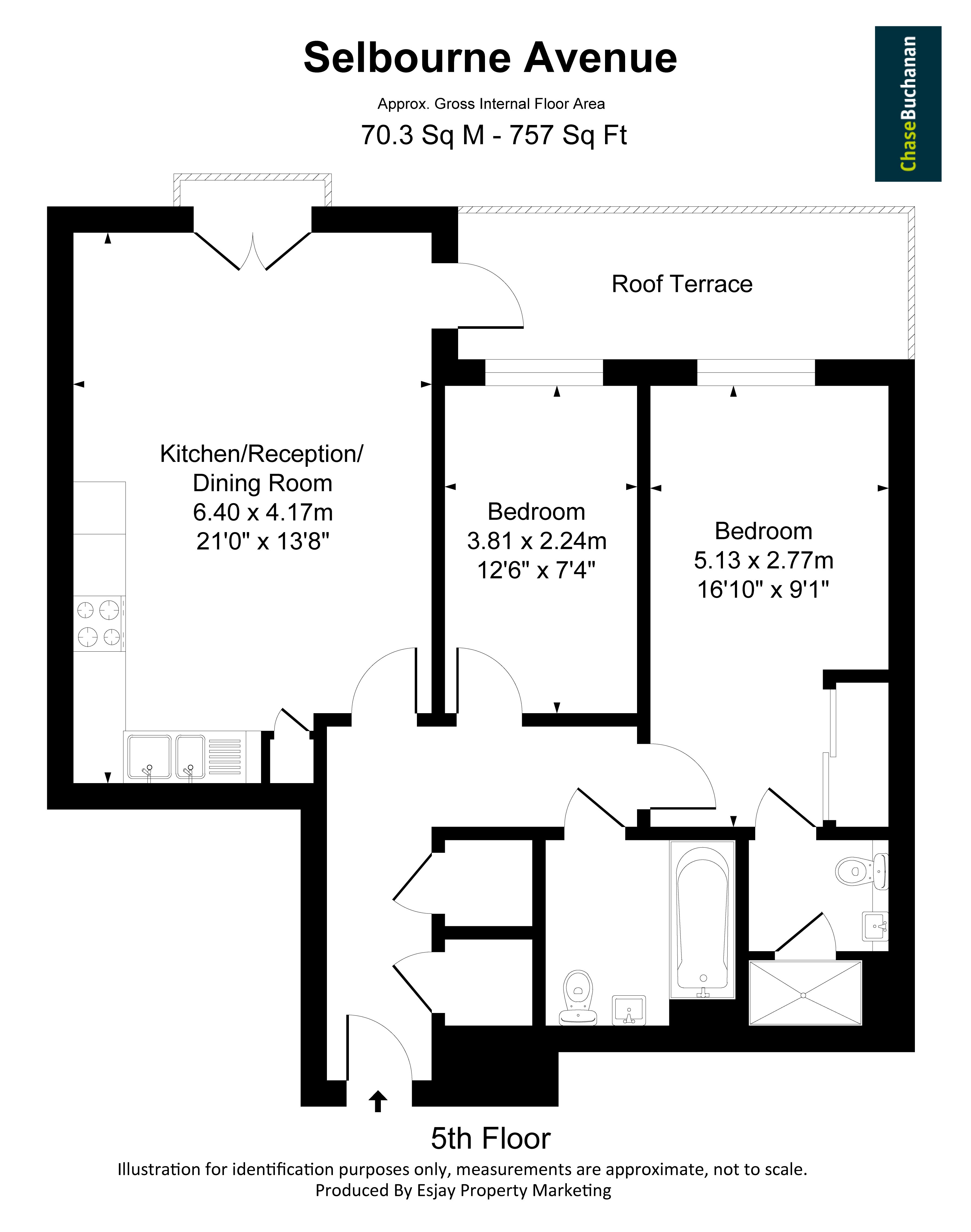 Flat 32, Bissenden House, 4, Selbourne Avenue, Hounslow floorplan