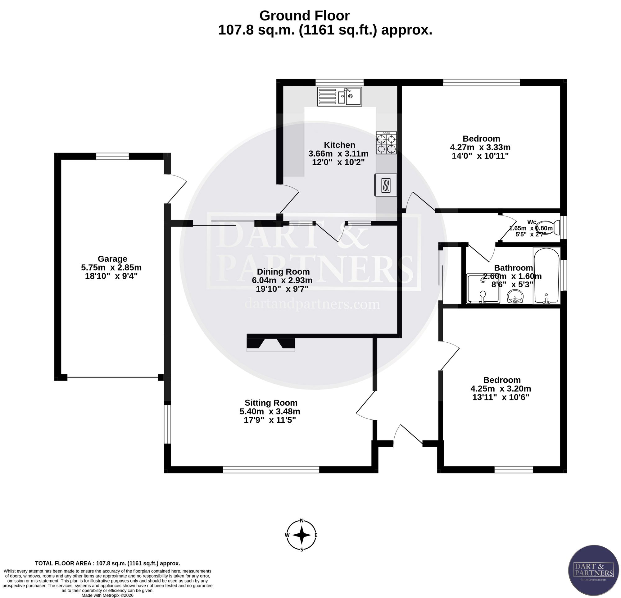 40 Higher Holcombe Road, Teignmouth floorplan