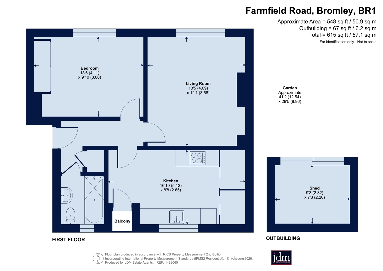 115, Farmfield Road, Bromley floorplan