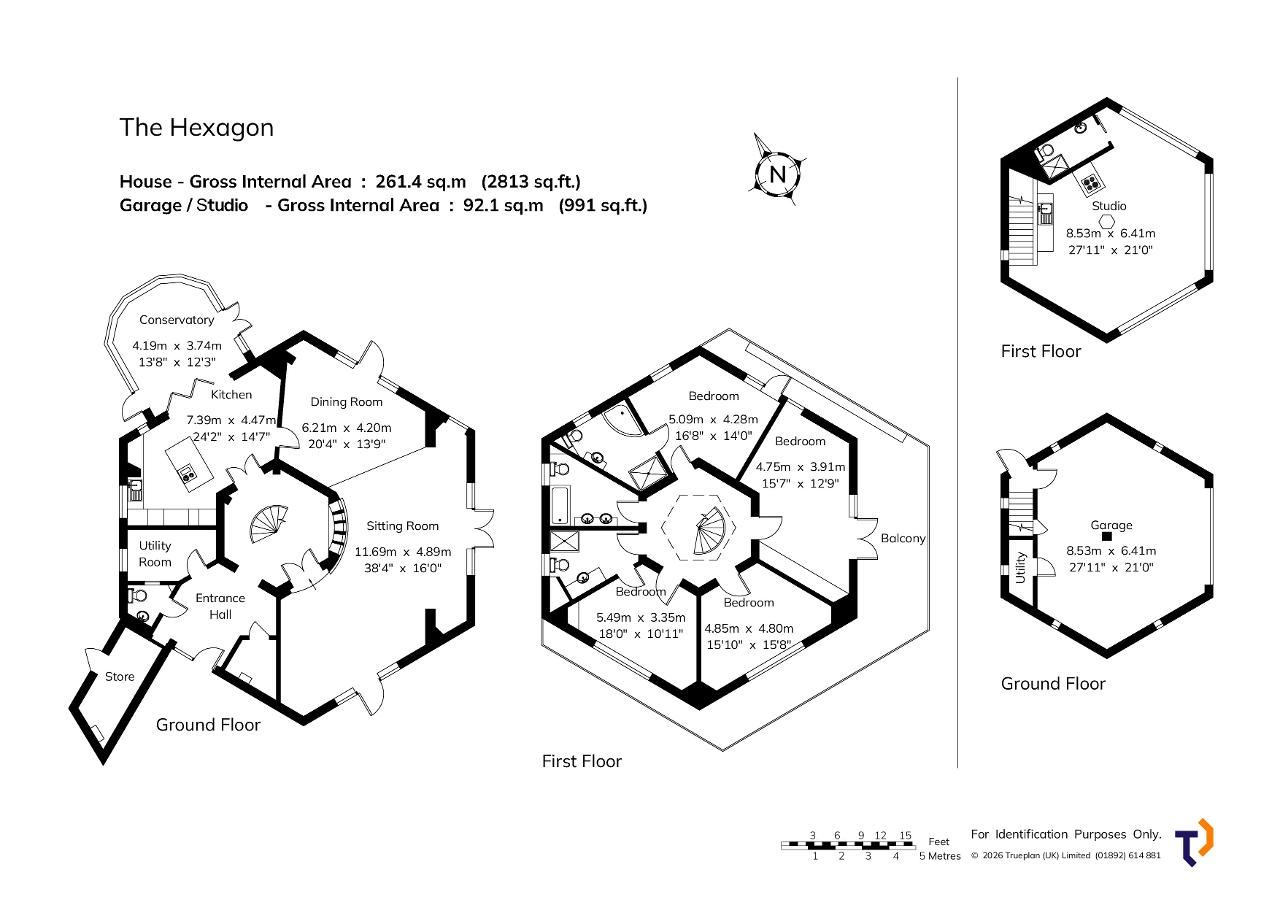 The Hexagon, Oakfield, Hawkhurst floorplan