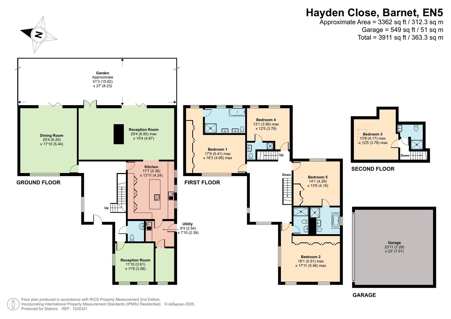 Sitwell House, 2, Hayden Close, Arkley floorplan