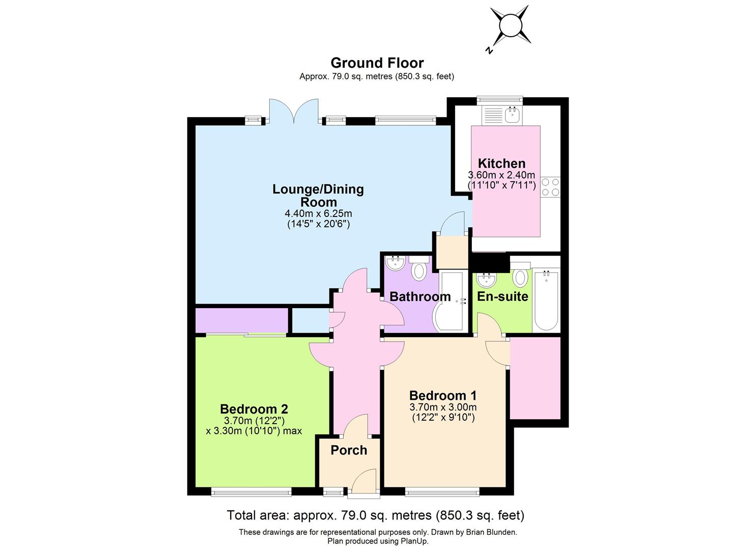 2 Bedrooms Flat for sale in Woodfield Lane, Ashtead KT21