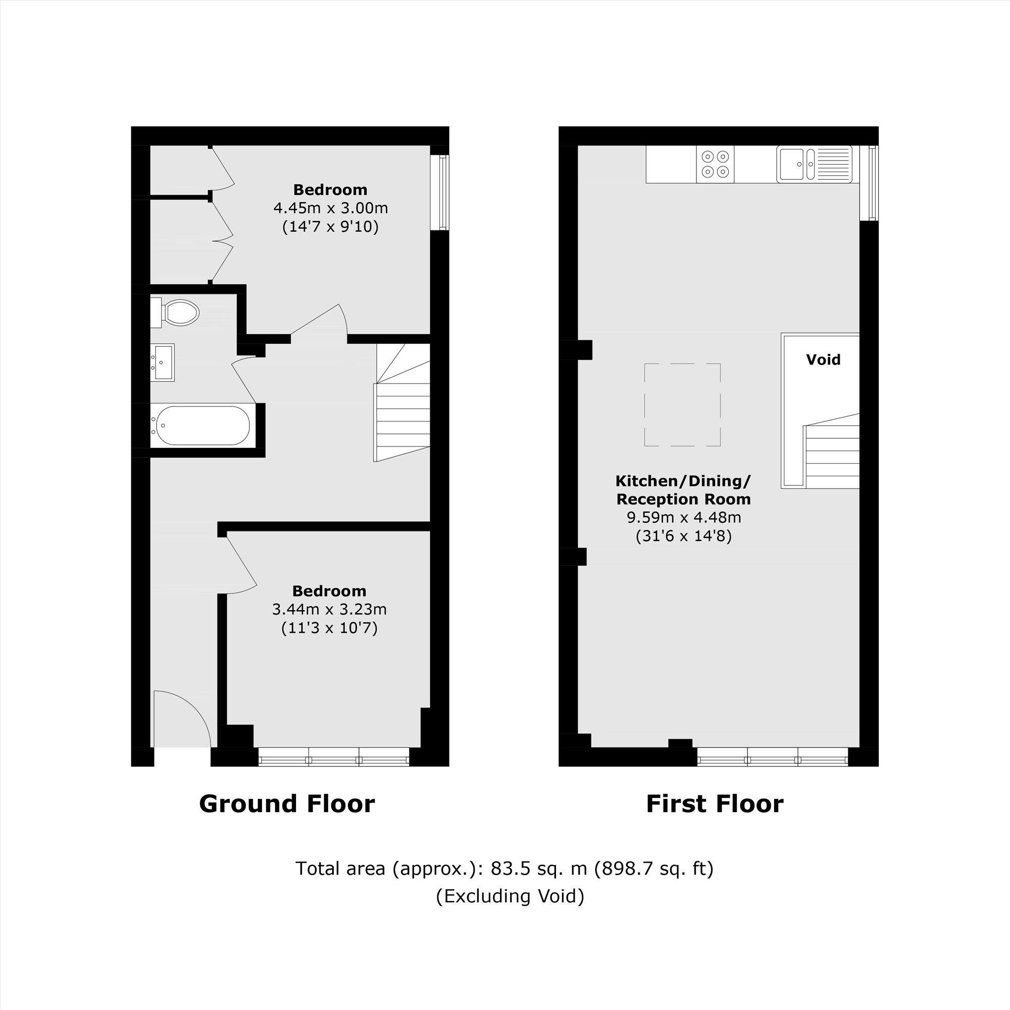 9 Cree Studios, Elm Grove, London floorplan