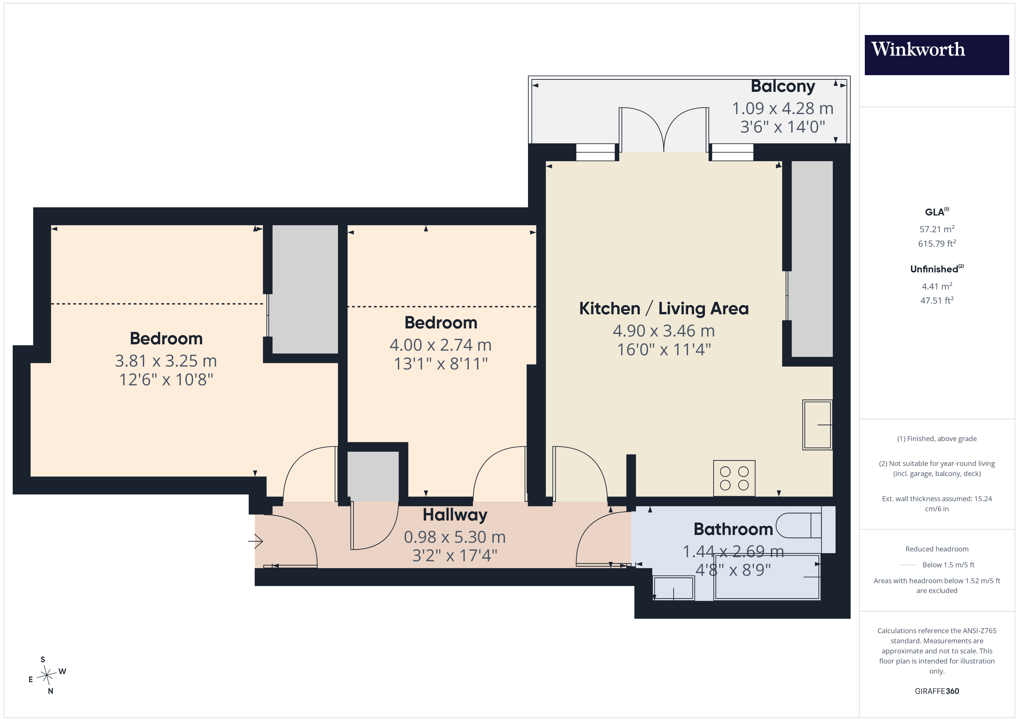 Flat 15,, Il-Libro Court, Reading floorplan