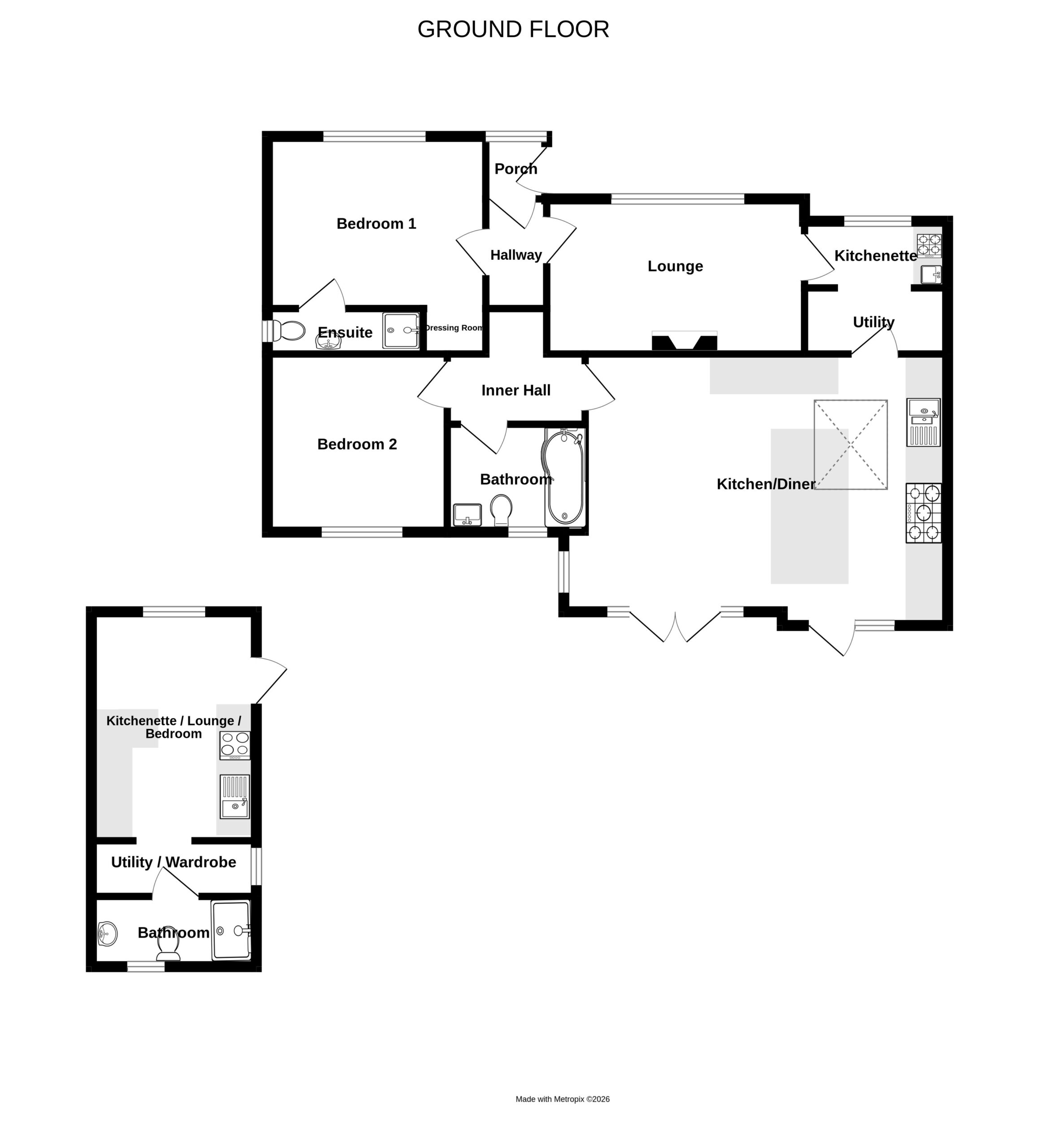 Vue Des Etoiles, Les Traudes, St Martin's floorplan