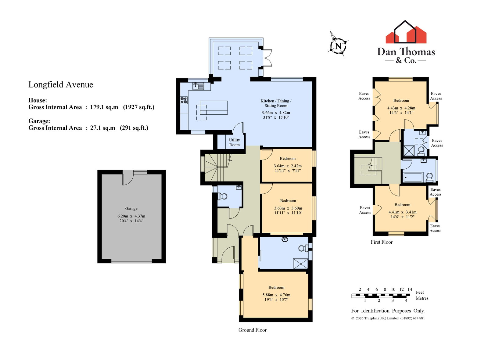 57, Longfield Avenue, Kent floorplan