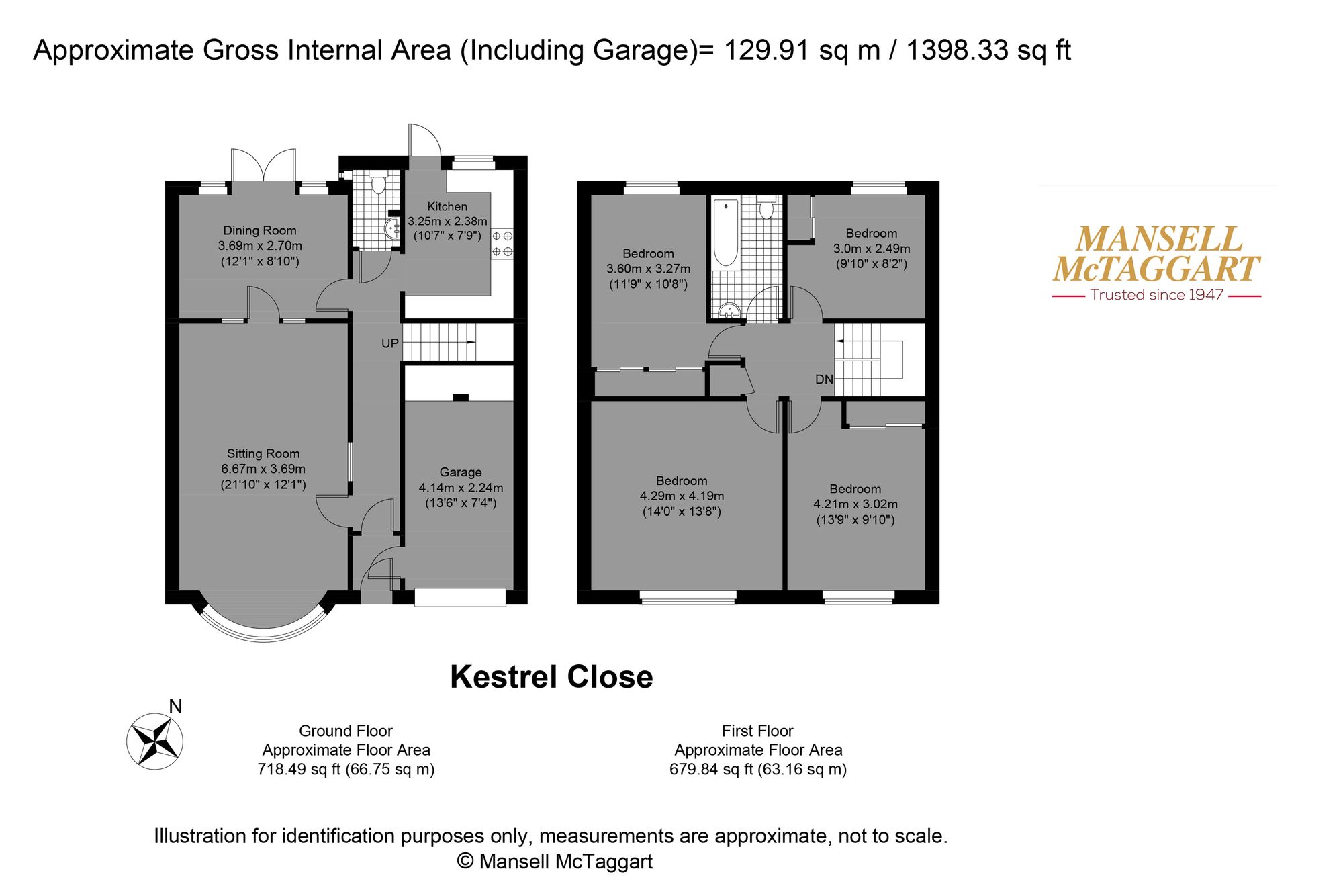 5 Kestrel Close, Hove floorplan