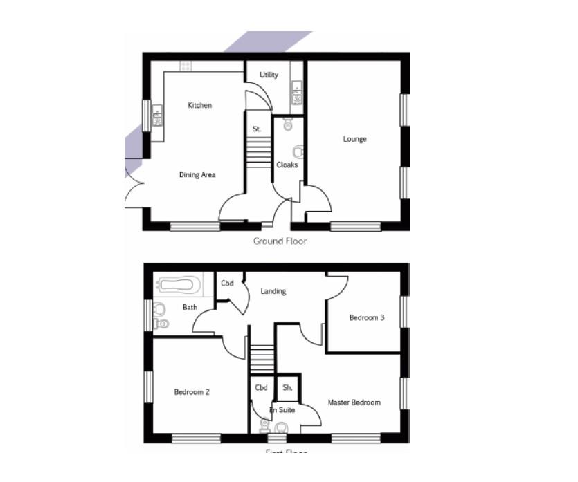 Plot 21, The Brambles, Spalding floorplan