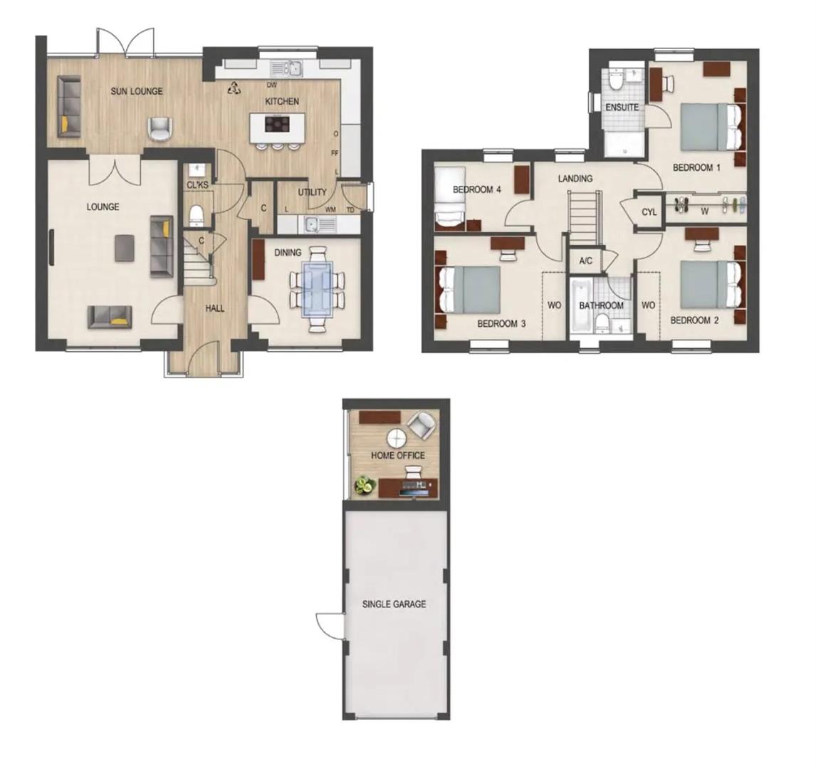 Plot 11 The Hartpury, St Georges Mead, Kendall Lane, Trowbridge floorplan