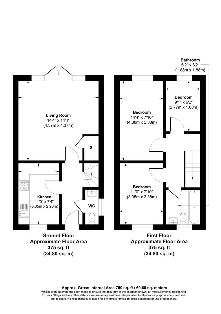 54, Stratford Drive, Prescot floorplan