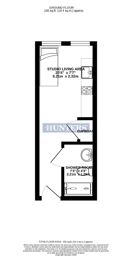 Soverign House, 9-08, 110 Queen Street, Sheffield floorplan