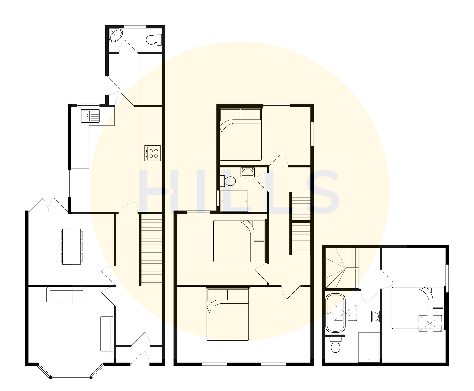 27 Victoria Road, Salford floorplan