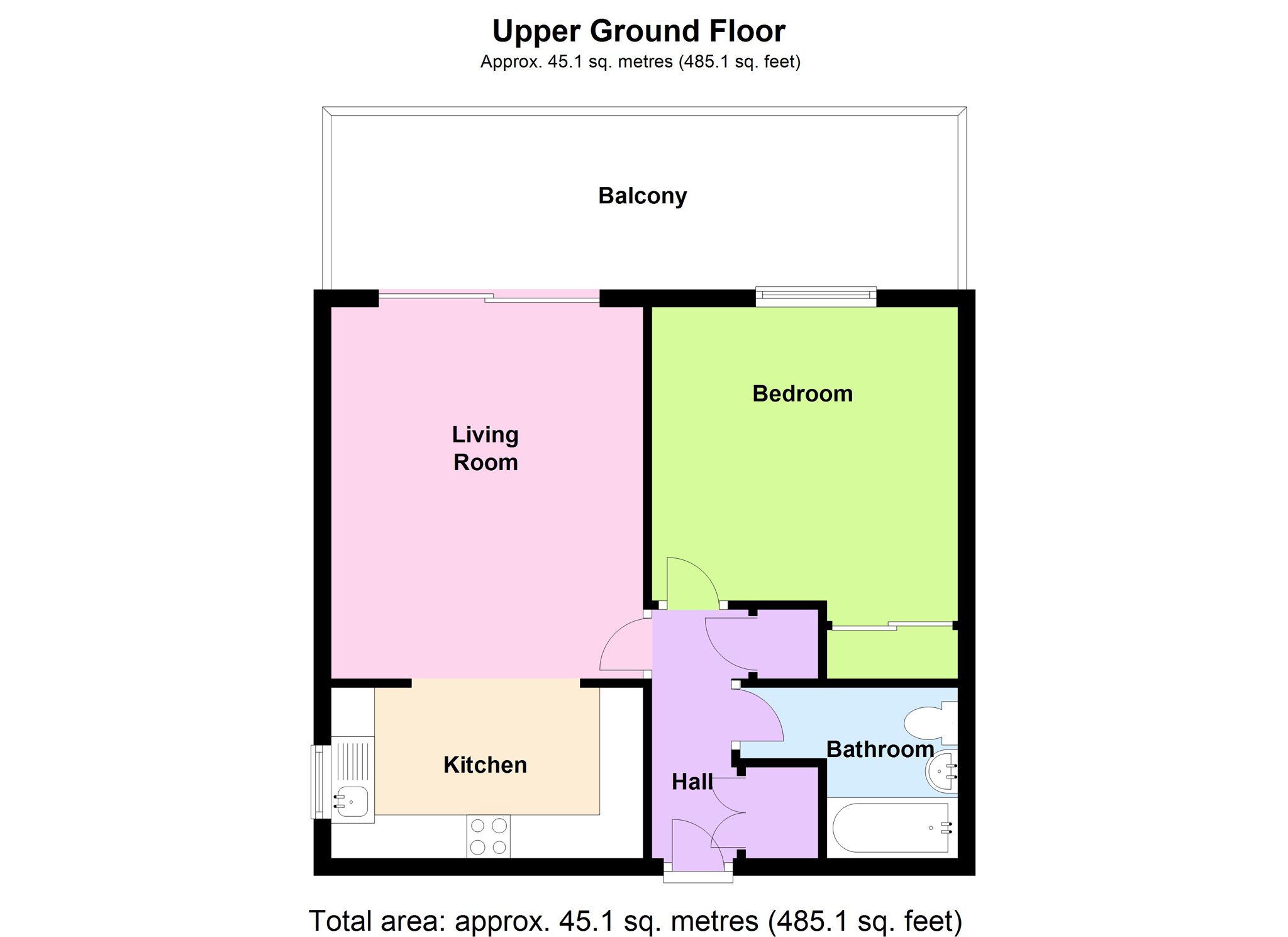 1 Bedrooms Flat for sale in Gandon Vale, High Wycombe, Buckinghamshire HP13