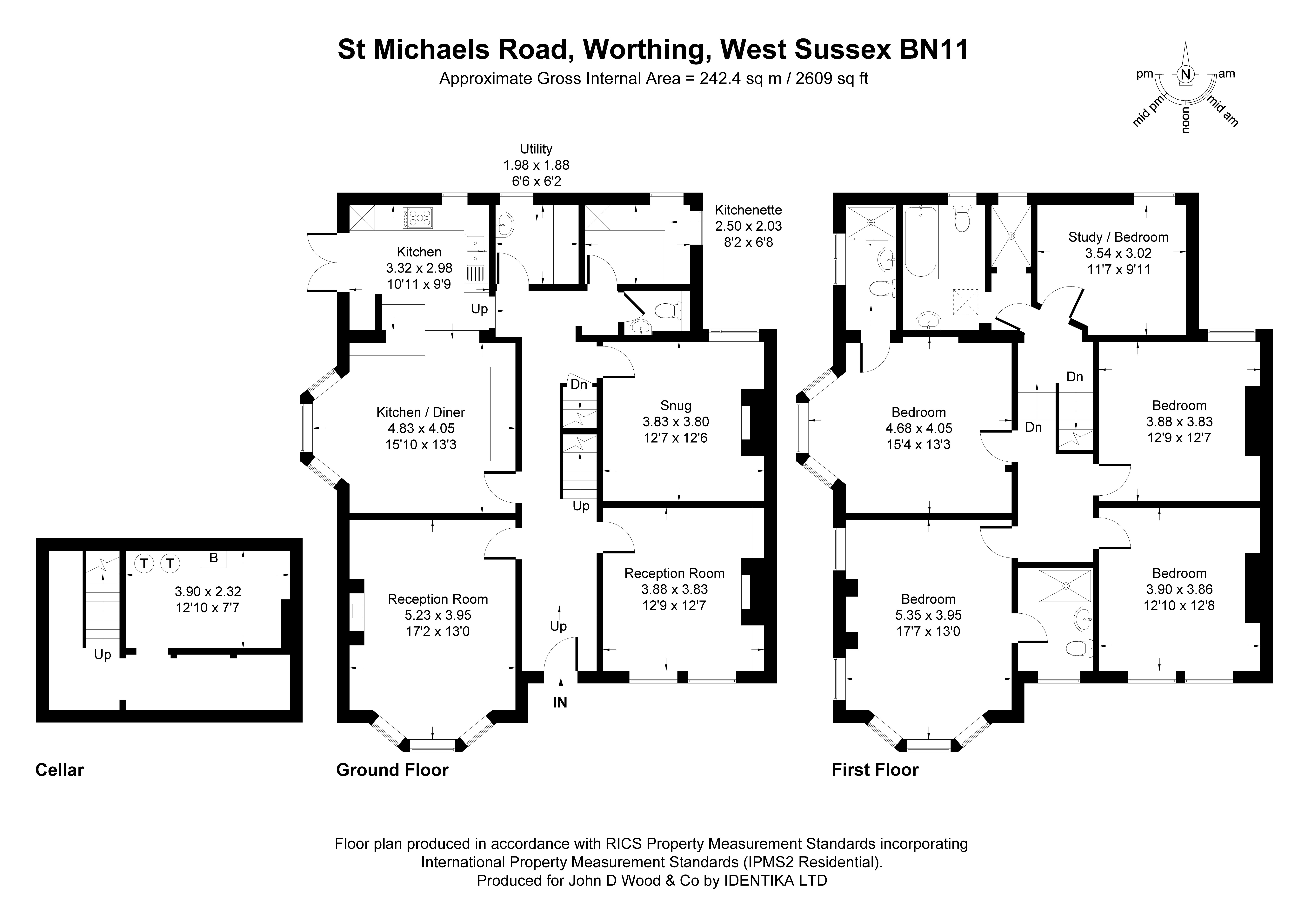 12, St. Michaels Road, West Sussex floorplan