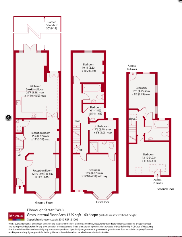 117, Elborough Street, London floorplan