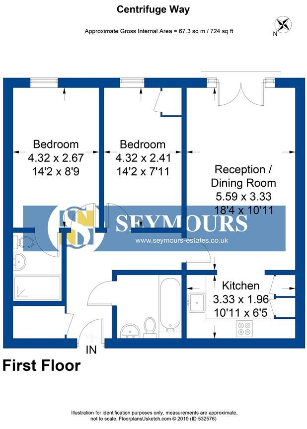 2 Bedrooms Flat for sale in Centrifuge Way, Farnborough GU14