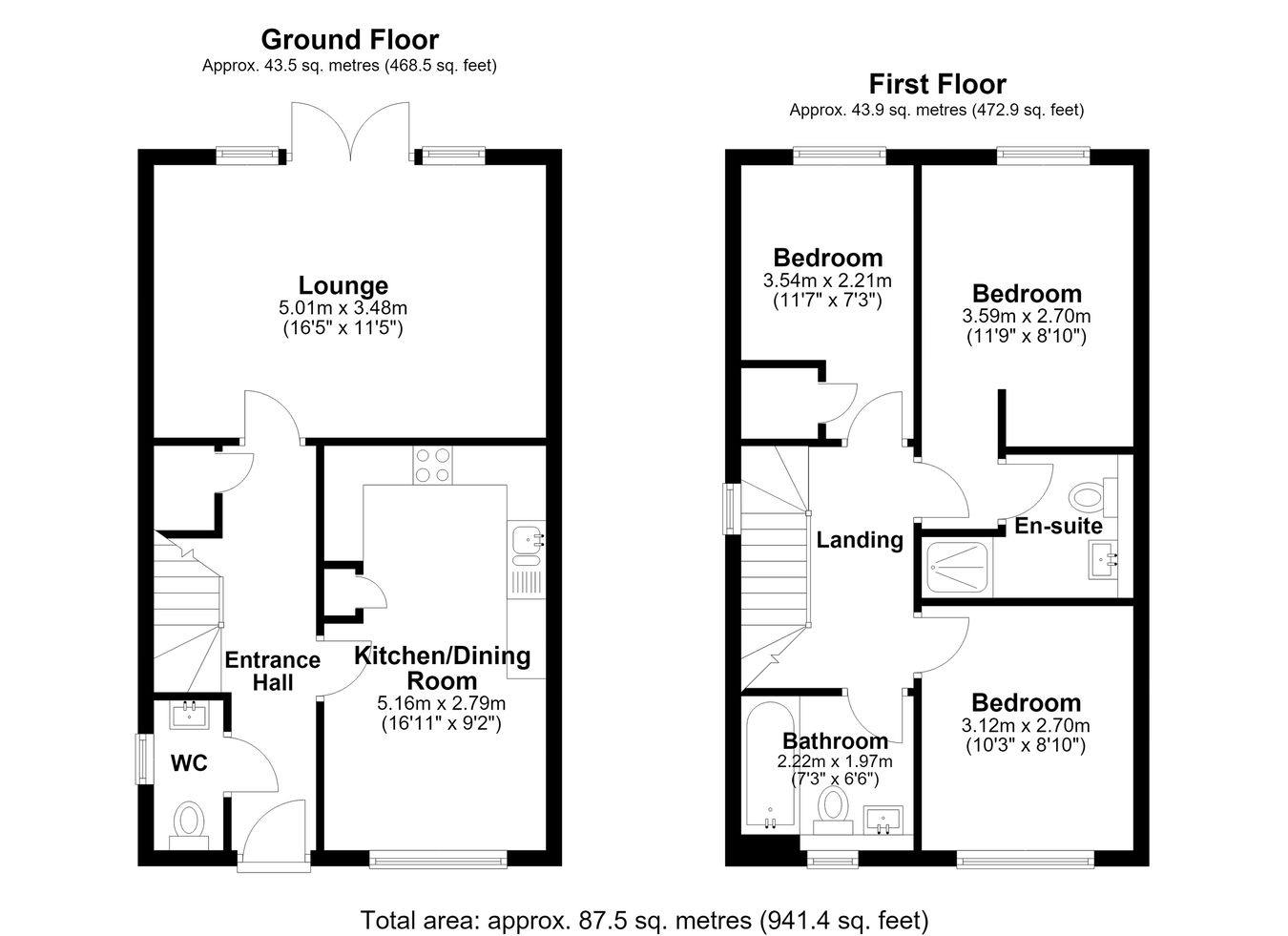 Plot 5, Short Lane, Dover floorplan