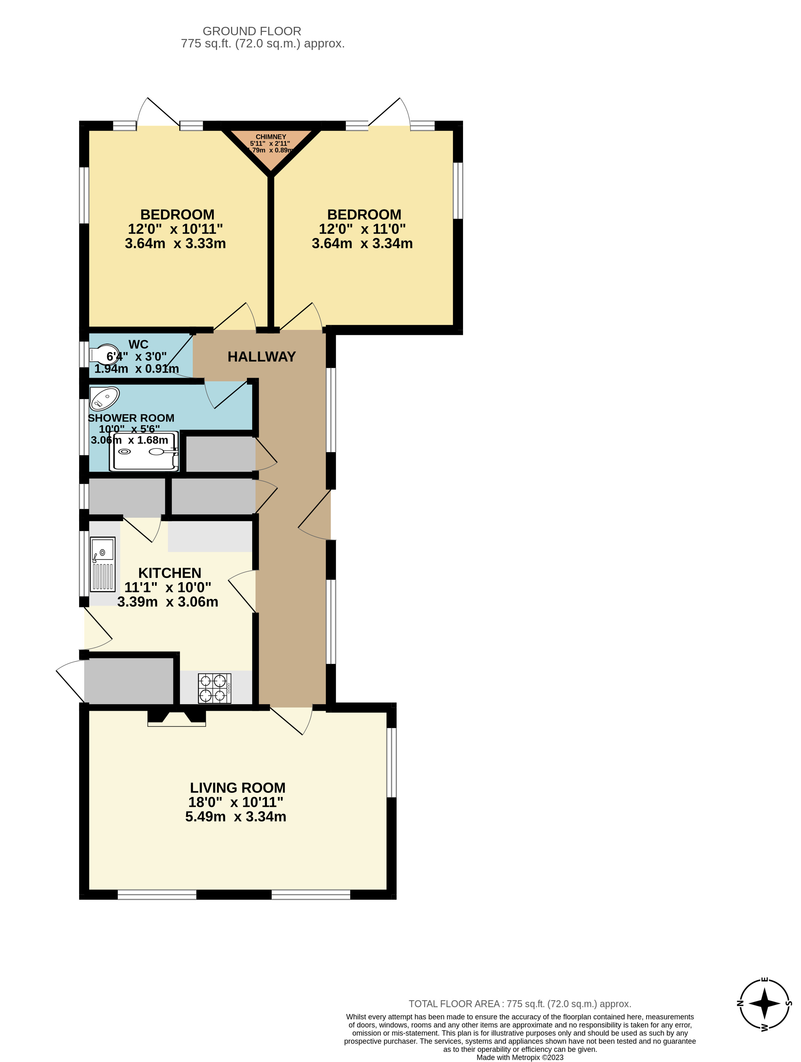 Gillmans Road, Orpington BR5, 2 bedroom detached bungalow for sale