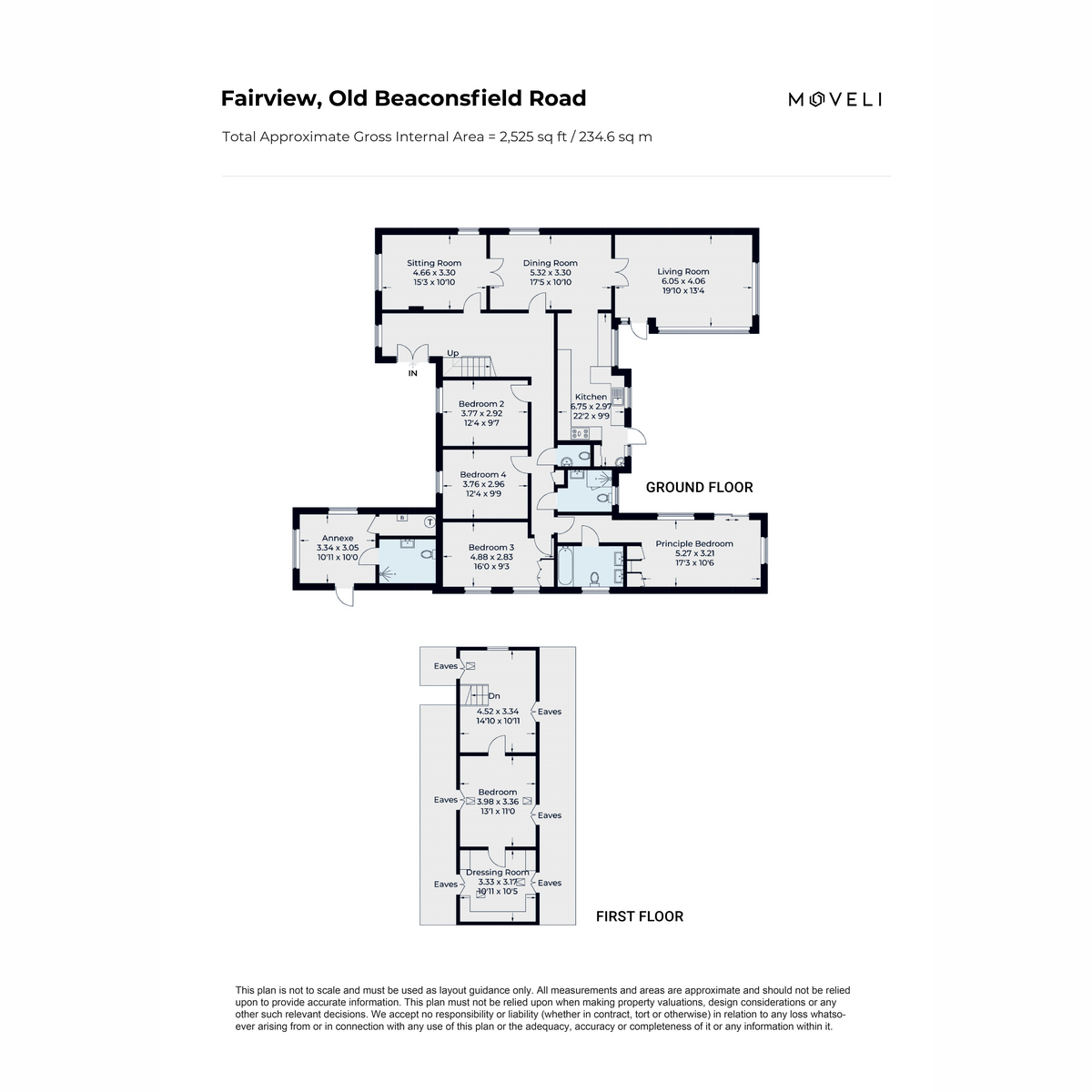 Fairview, Old Beaconsfield Road, Farnham Common floorplan
