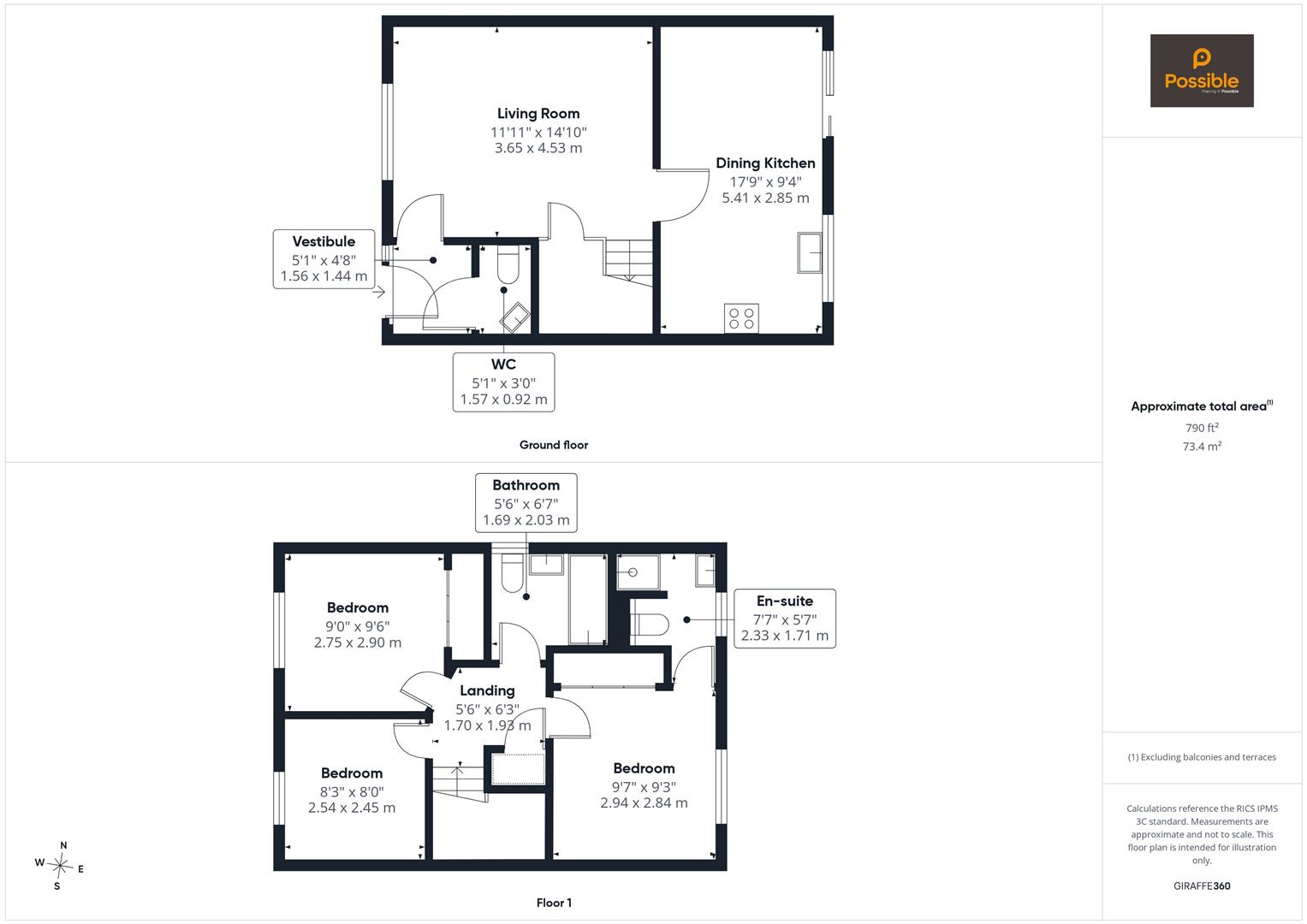 22, Simpson Place, Perth floorplan