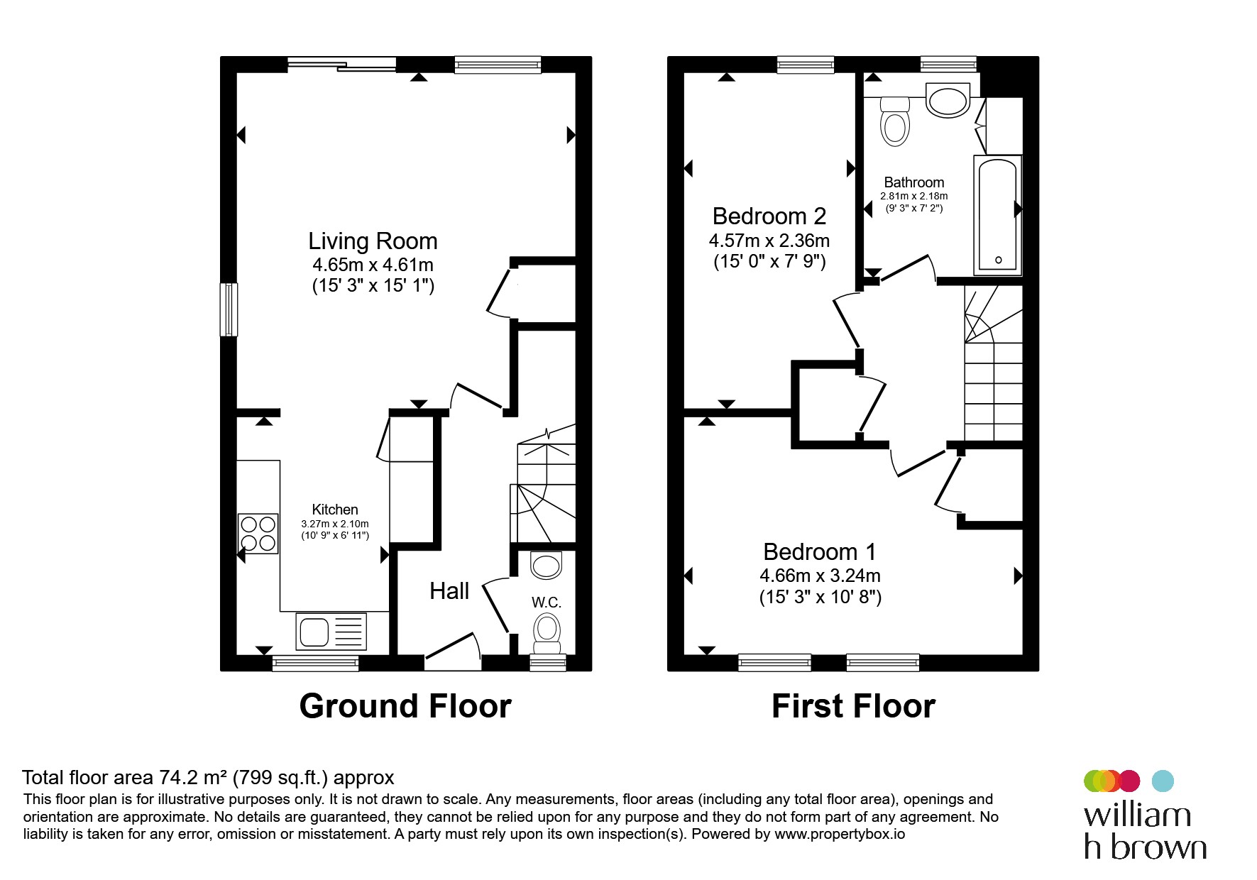 74, Fairfield Street, Leeds floorplan