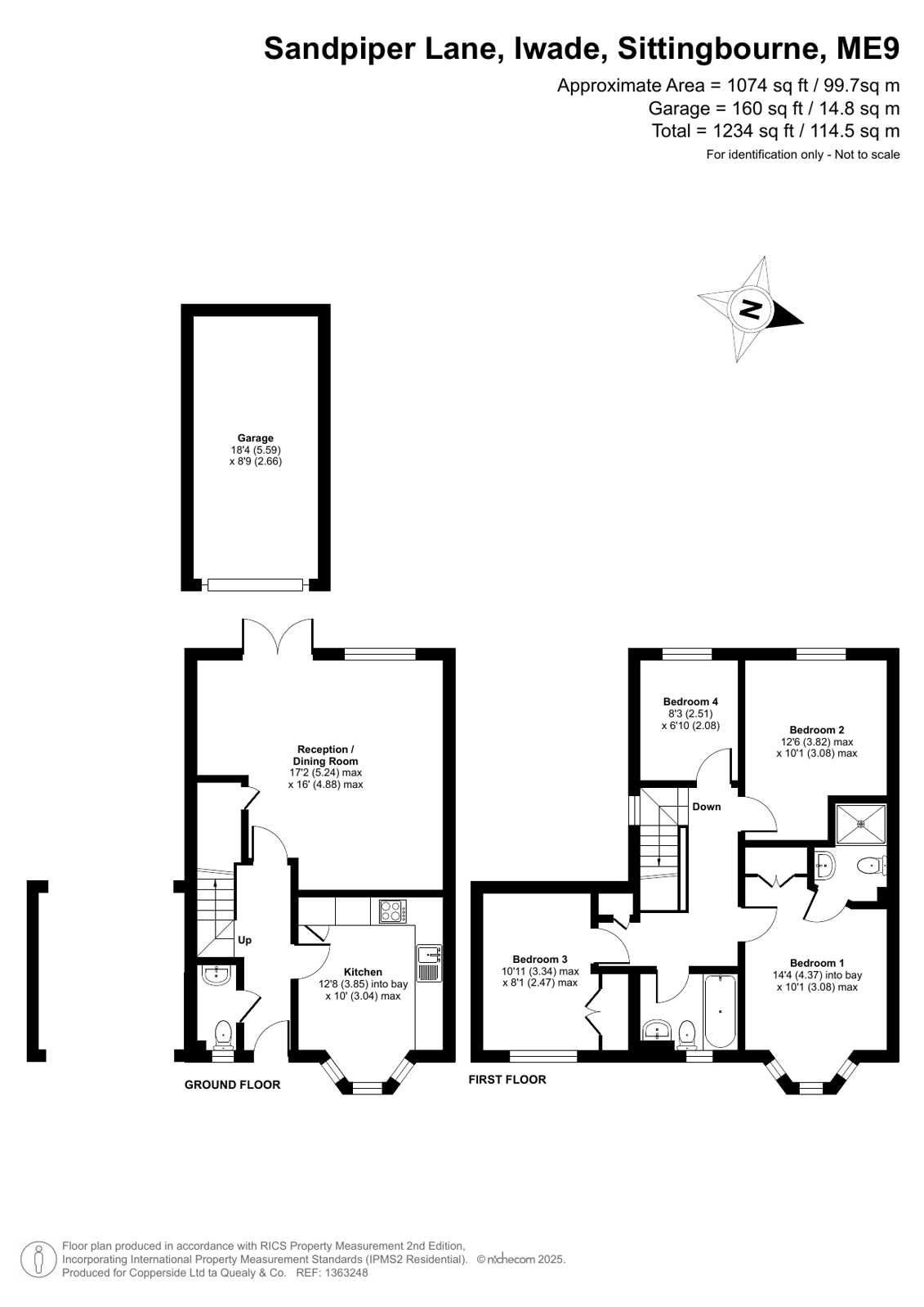 1, Sandpiper Lane, Sittingbourne floorplan