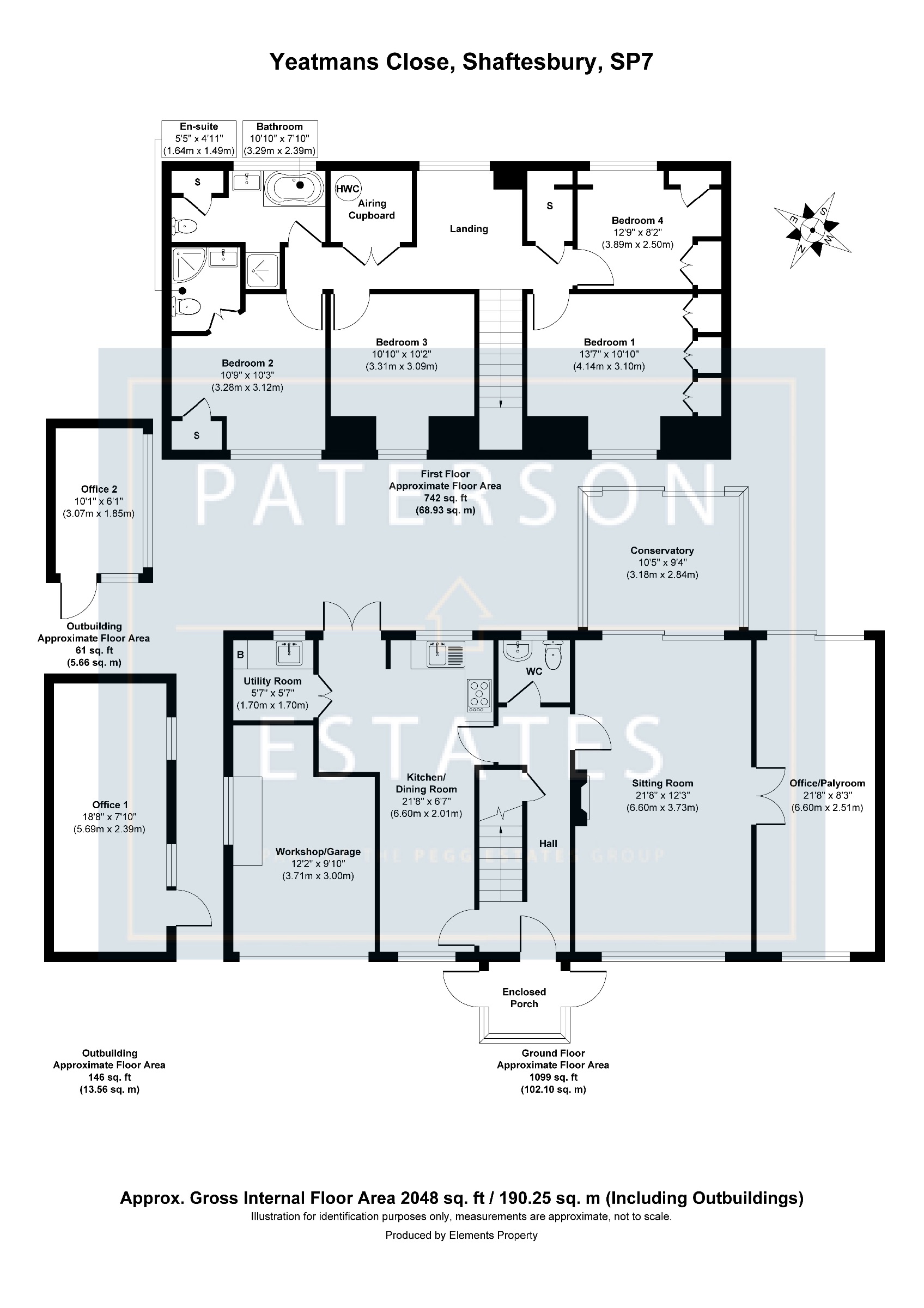20 Yeatmans Close, Shaftesbury floorplan