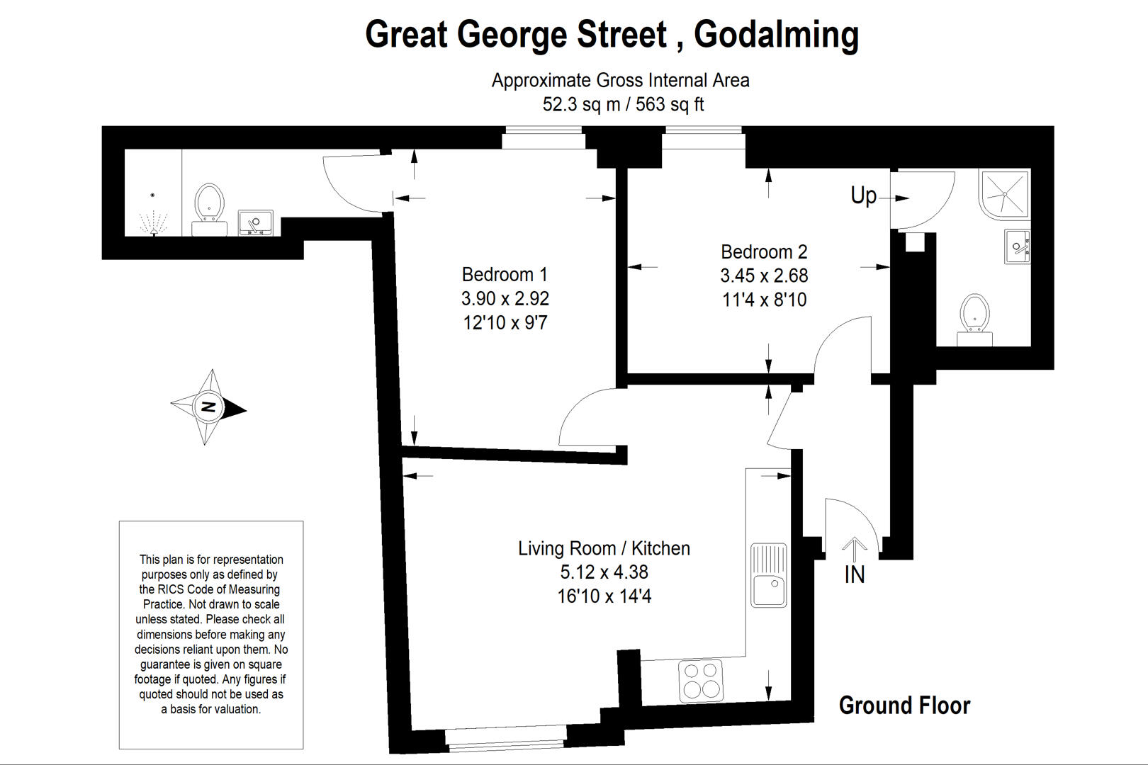 Great George Street, Godalming floorplan