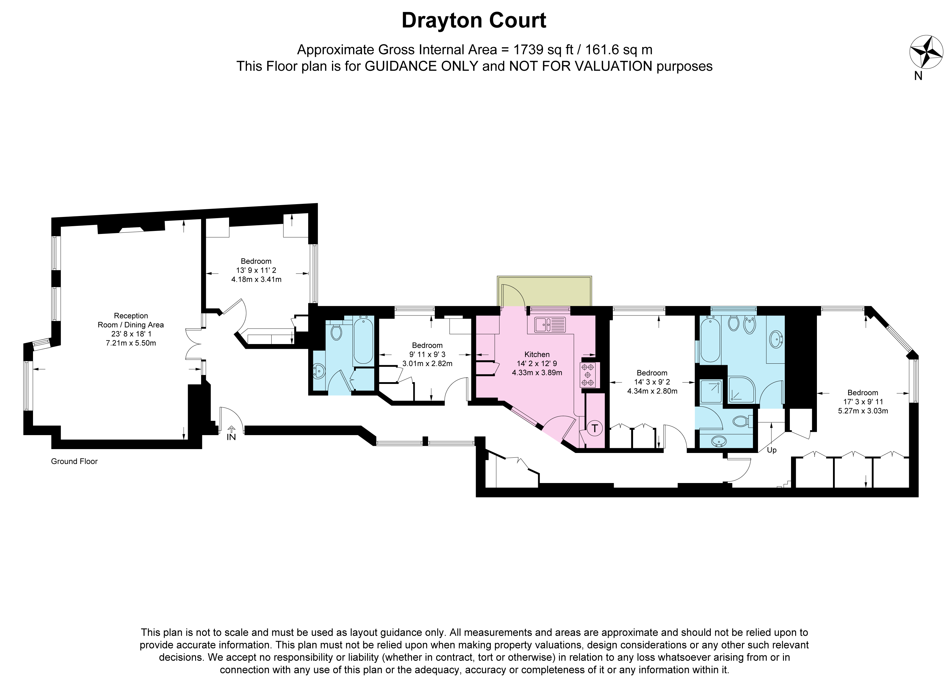 32, Drayton Court, London floorplan