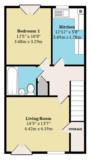 32, Odiham Close, Lordshill floorplan