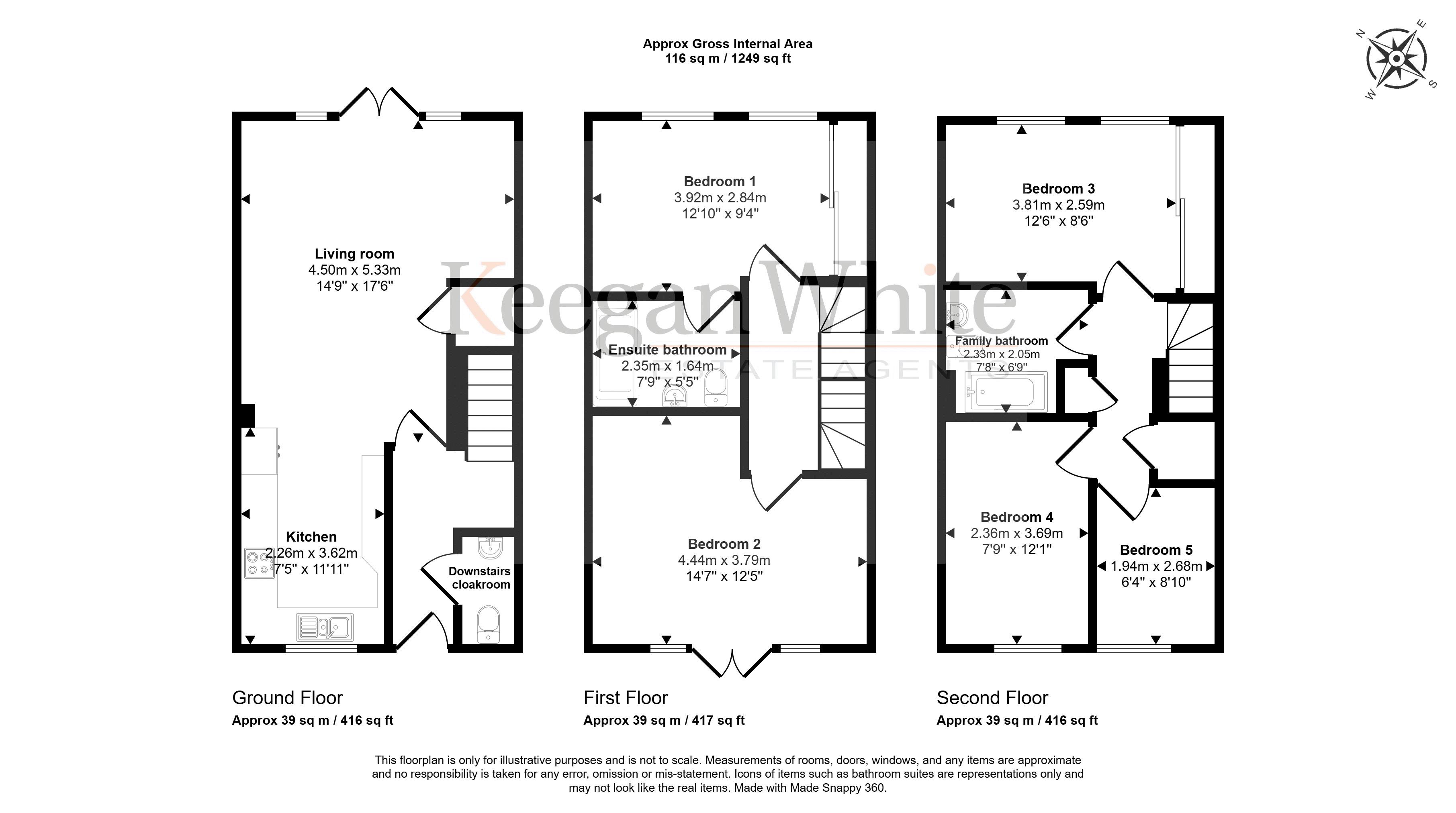 65, Chequers Avenue, High Wycombe floorplan