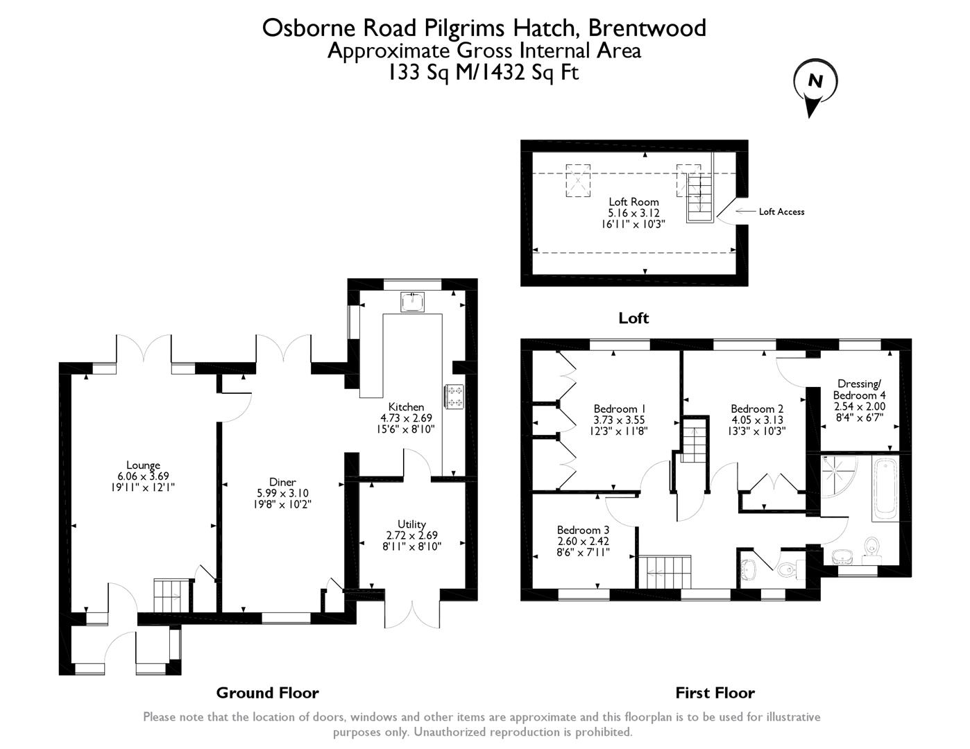 3 Bedrooms Semi-detached house for sale in Osborne Road, Pilgrims Hatch, Brentwood CM15