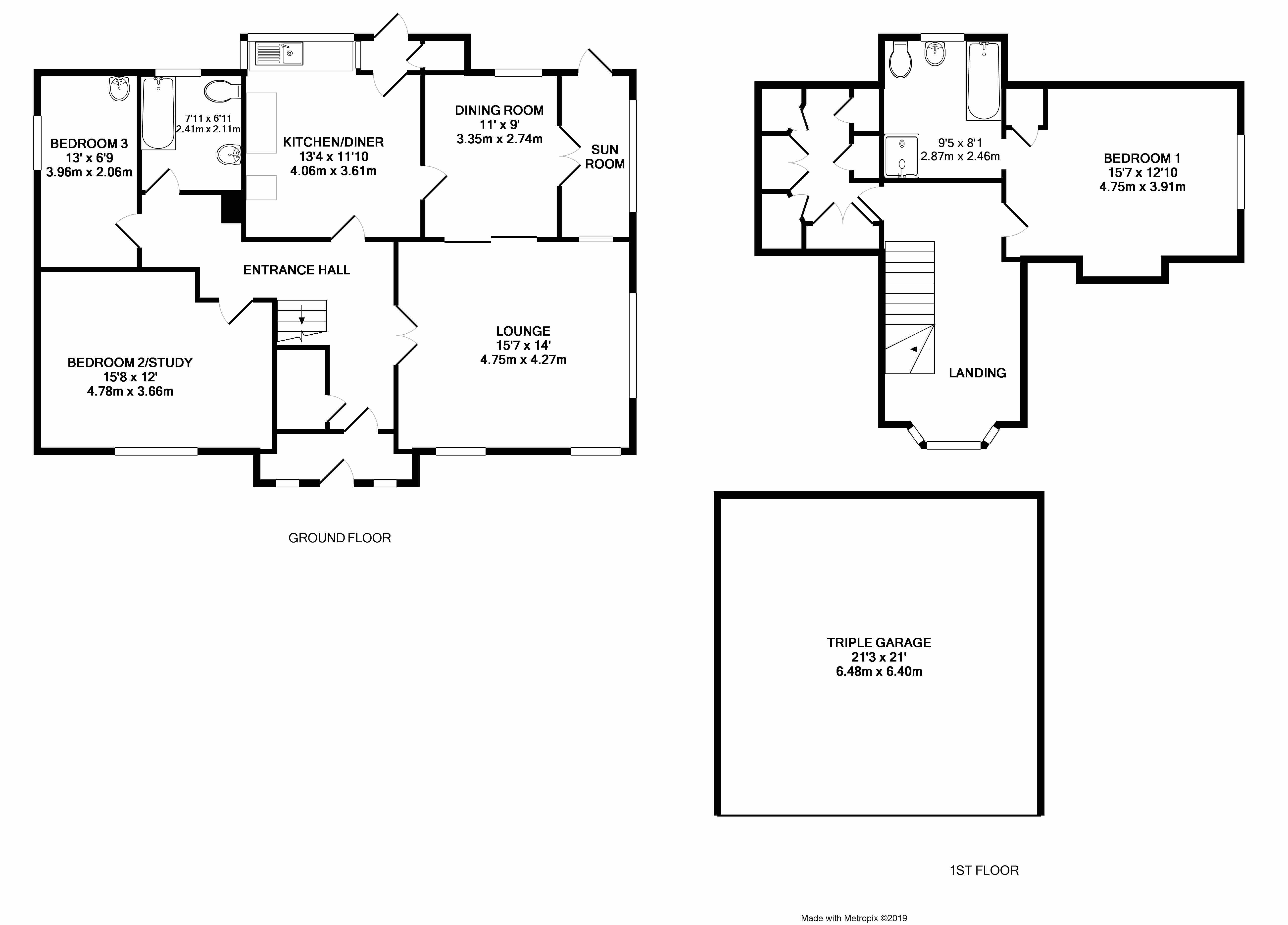 3 Bedrooms Detached house for sale in The Parkway, Rustington, Littlehampton BN16