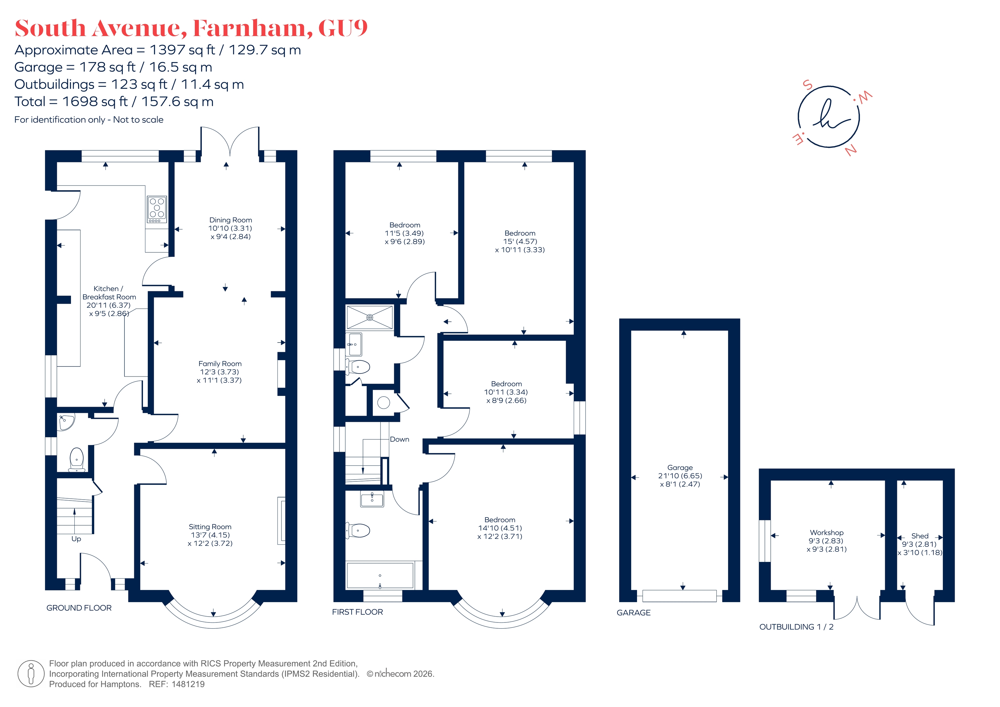 49, South Avenue, Farnham floorplan