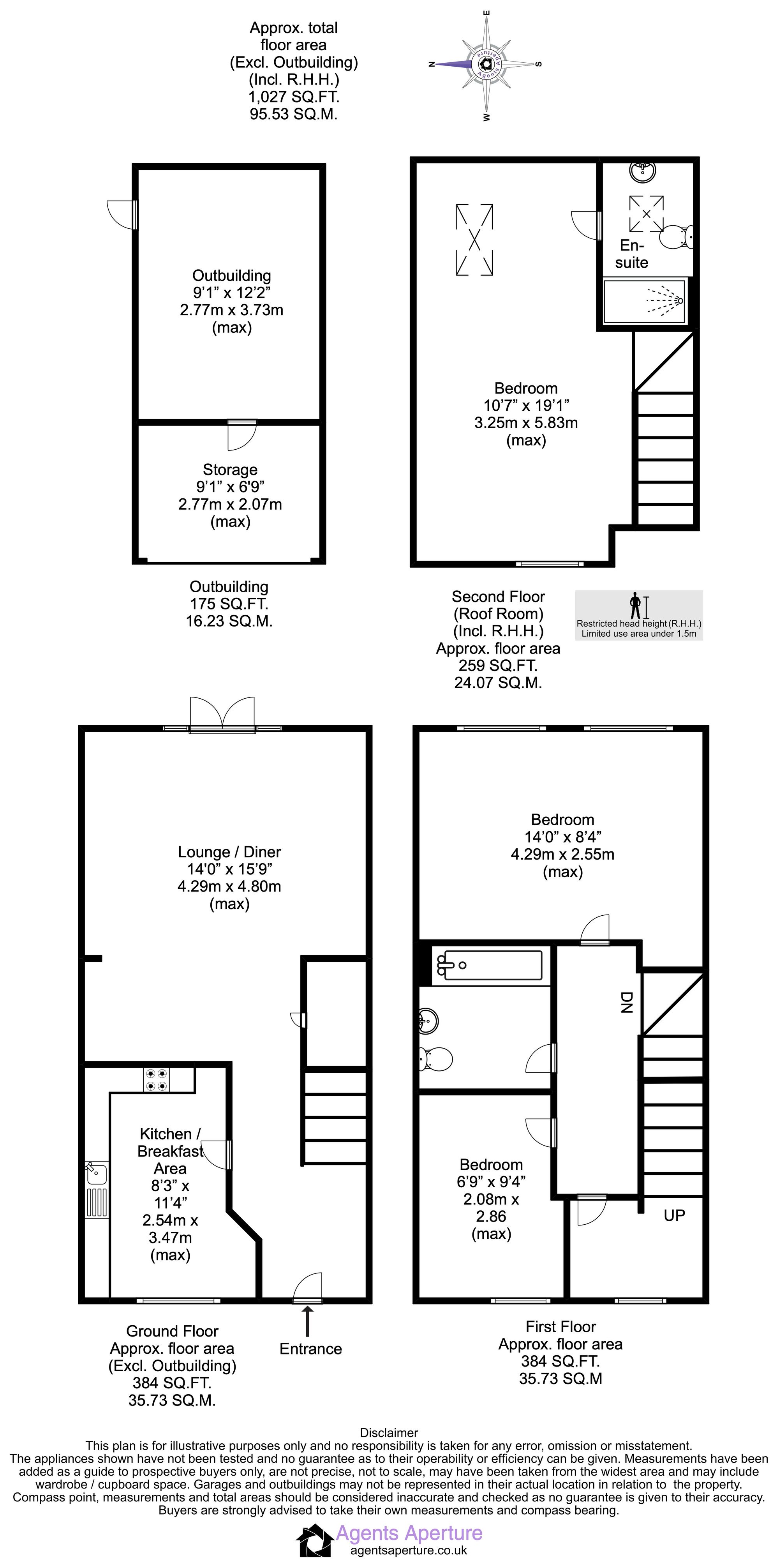 114 Hawley Drive, West Malling floorplan