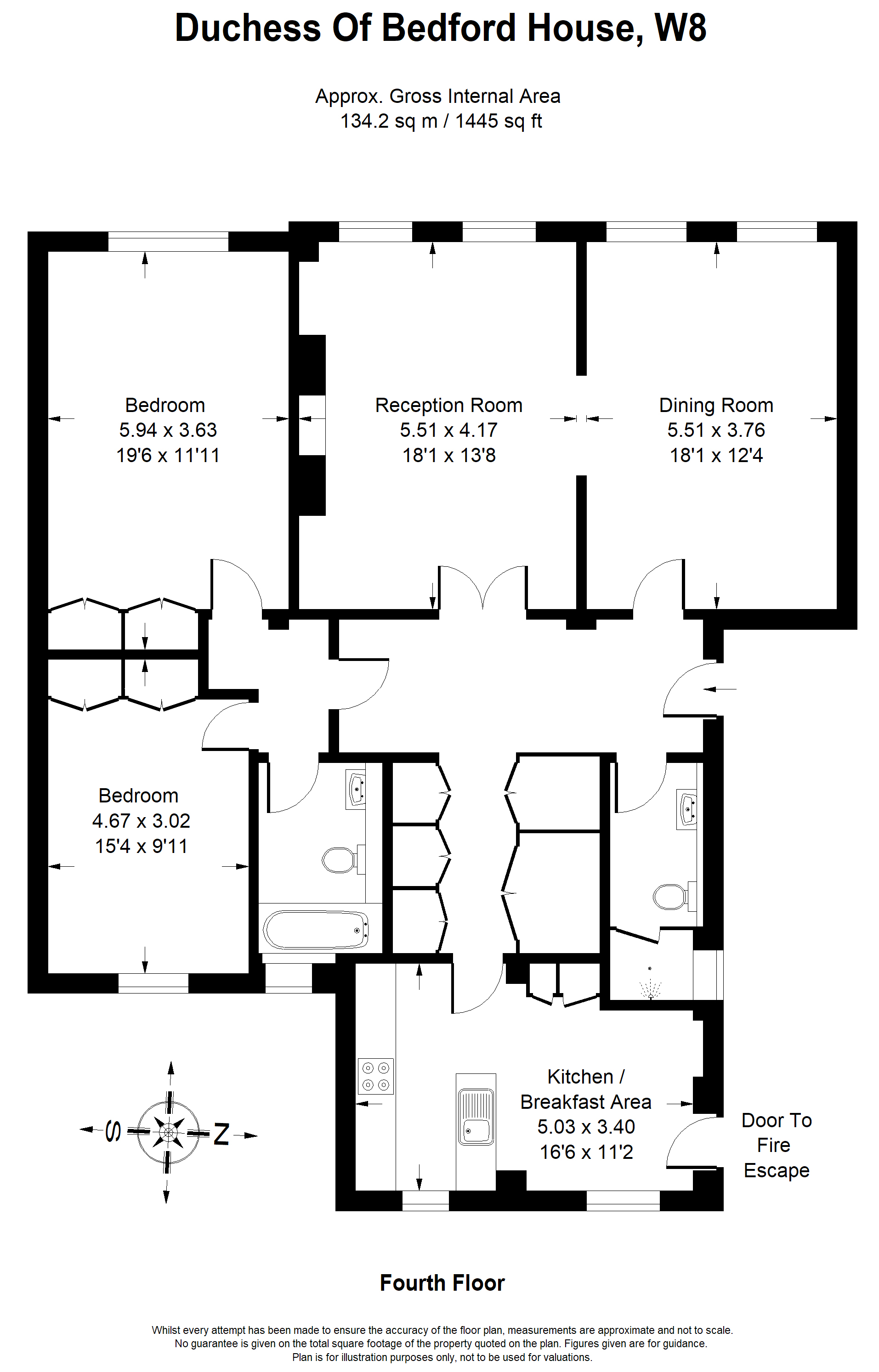 2 Bedrooms Flat to rent in Duchess Of Bedford House, Duchess Of Bedford Walk, London W8