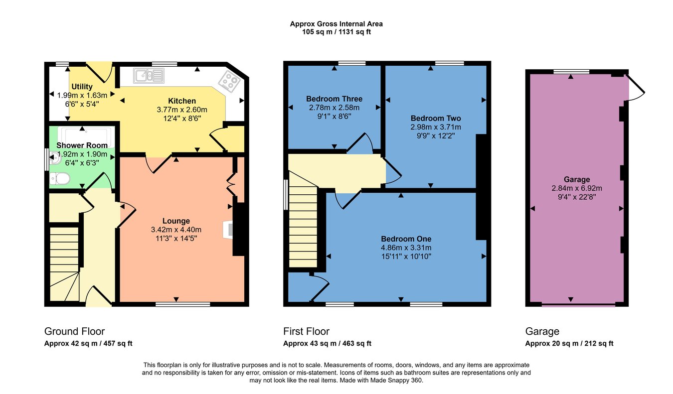 121, Wellesley Road, Buckhaven floorplan
