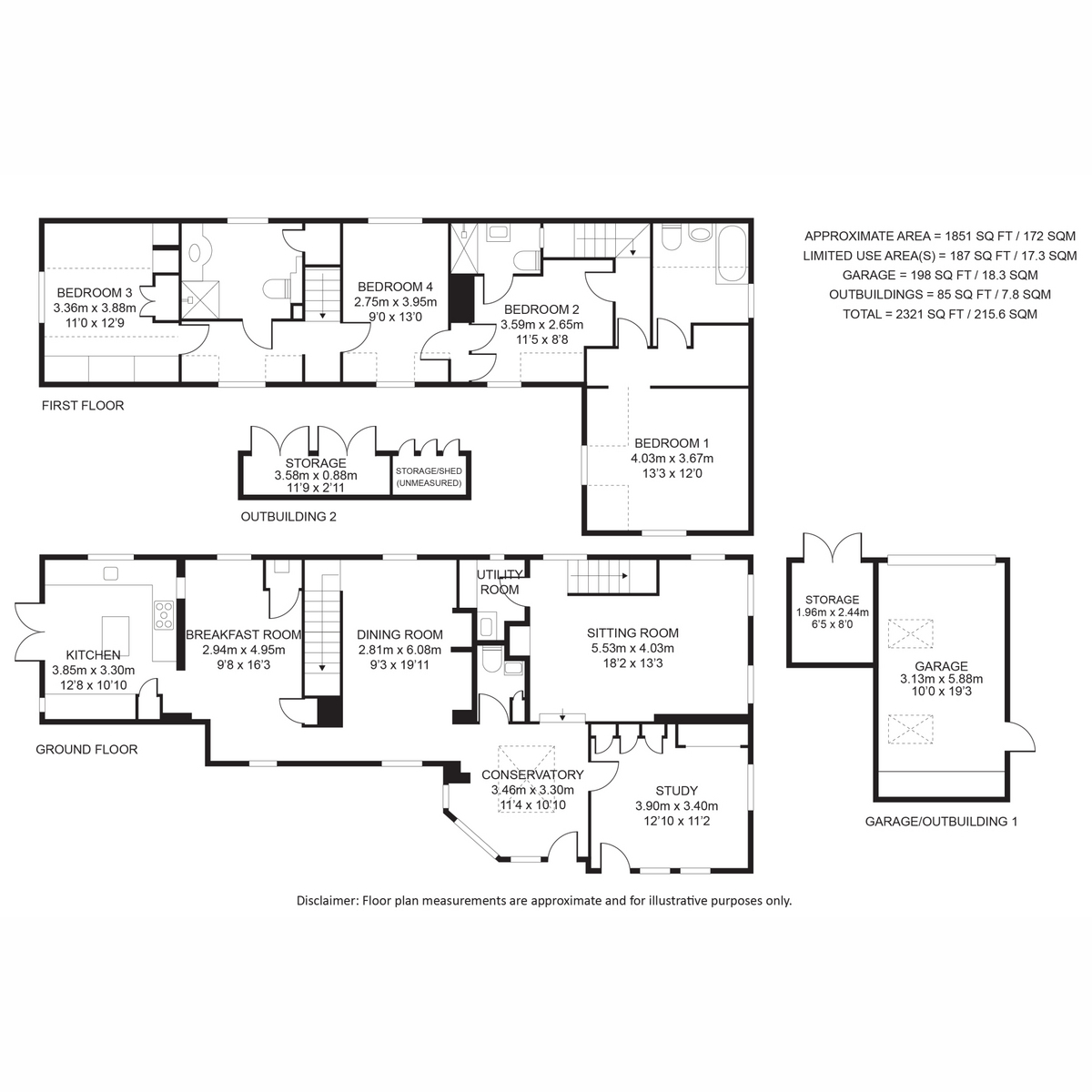 The Old Post House, Preston Candover, Basingstoke floorplan