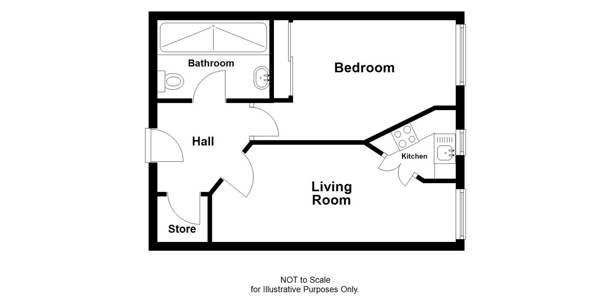 Flat 28 Sorrento Court, Wake Green Road, Birmingham floorplan