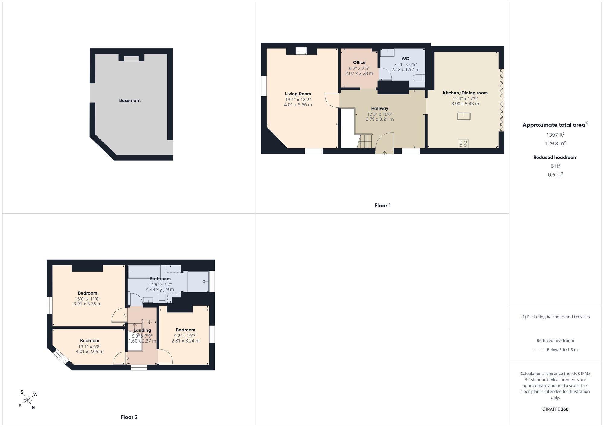1 Marlborough Place Princes Street, Cheltenham floorplan