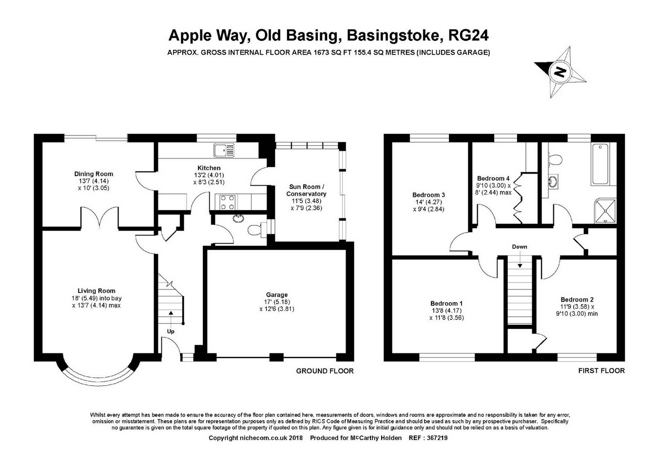 4 Bedrooms Detached house for sale in Apple Way, Old Basing, Basingstoke RG24