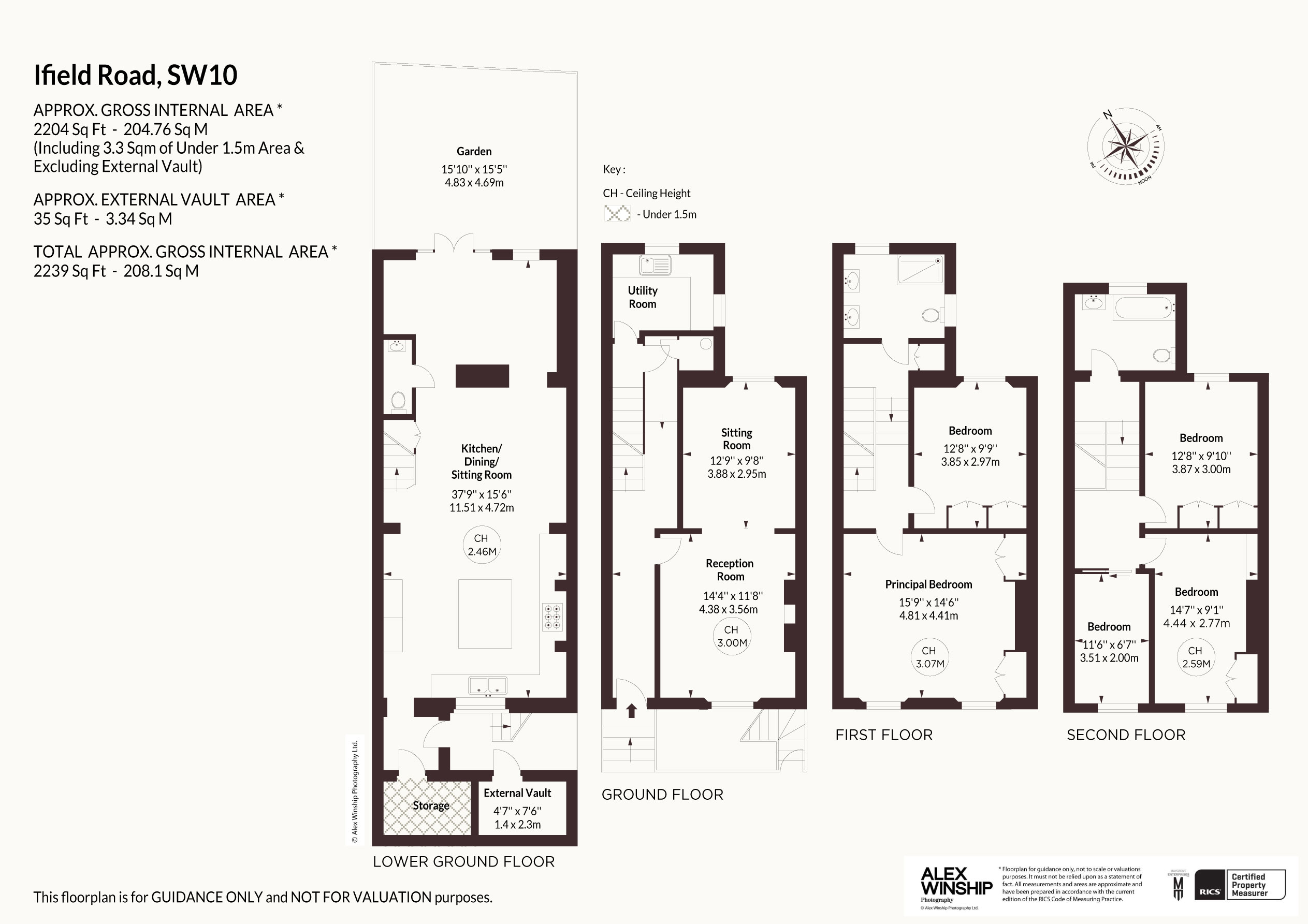 21, Ifield Road, London floorplan