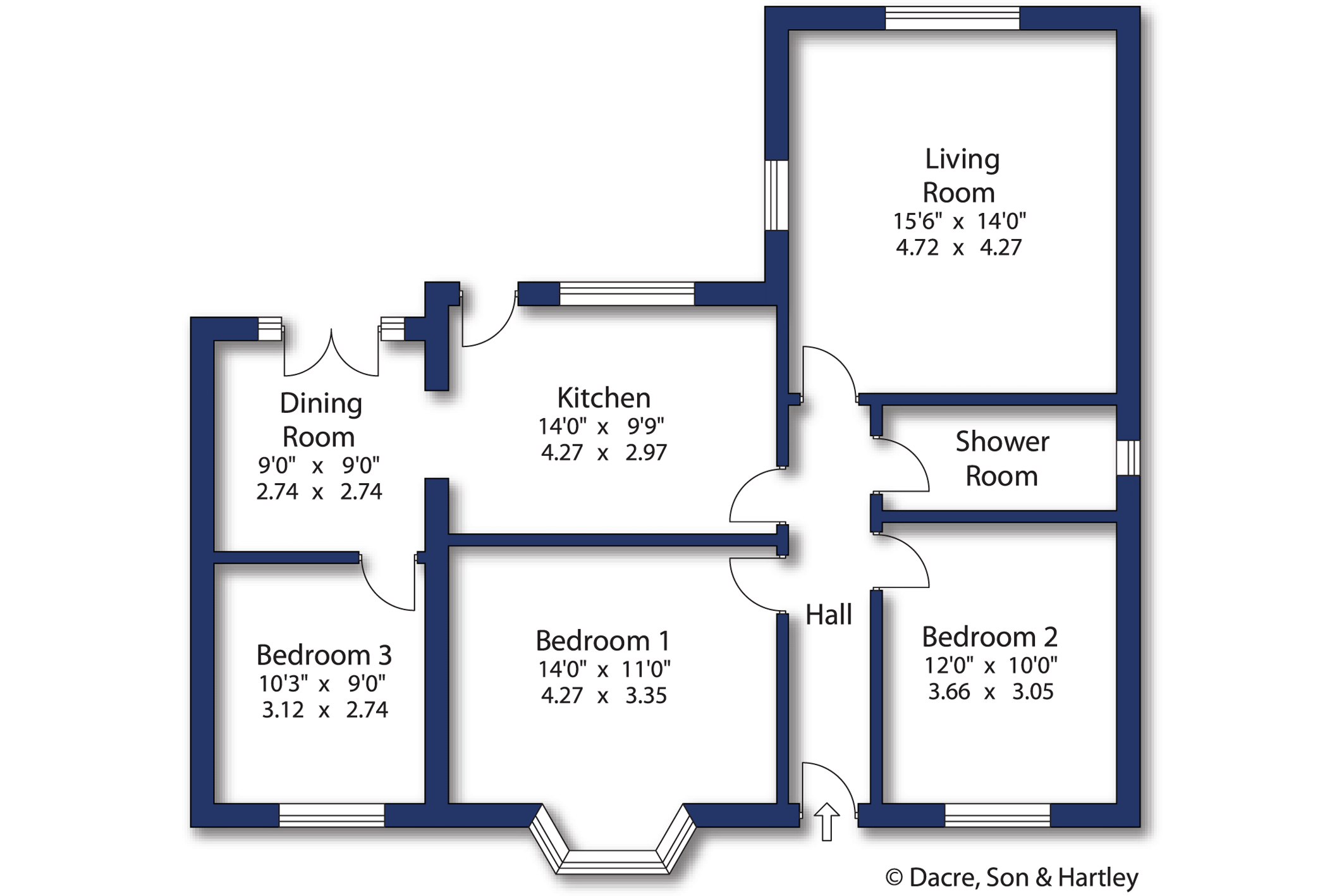 3 bed detached bungalow for sale in Sunnyside, Low Bentham Road, Lower
