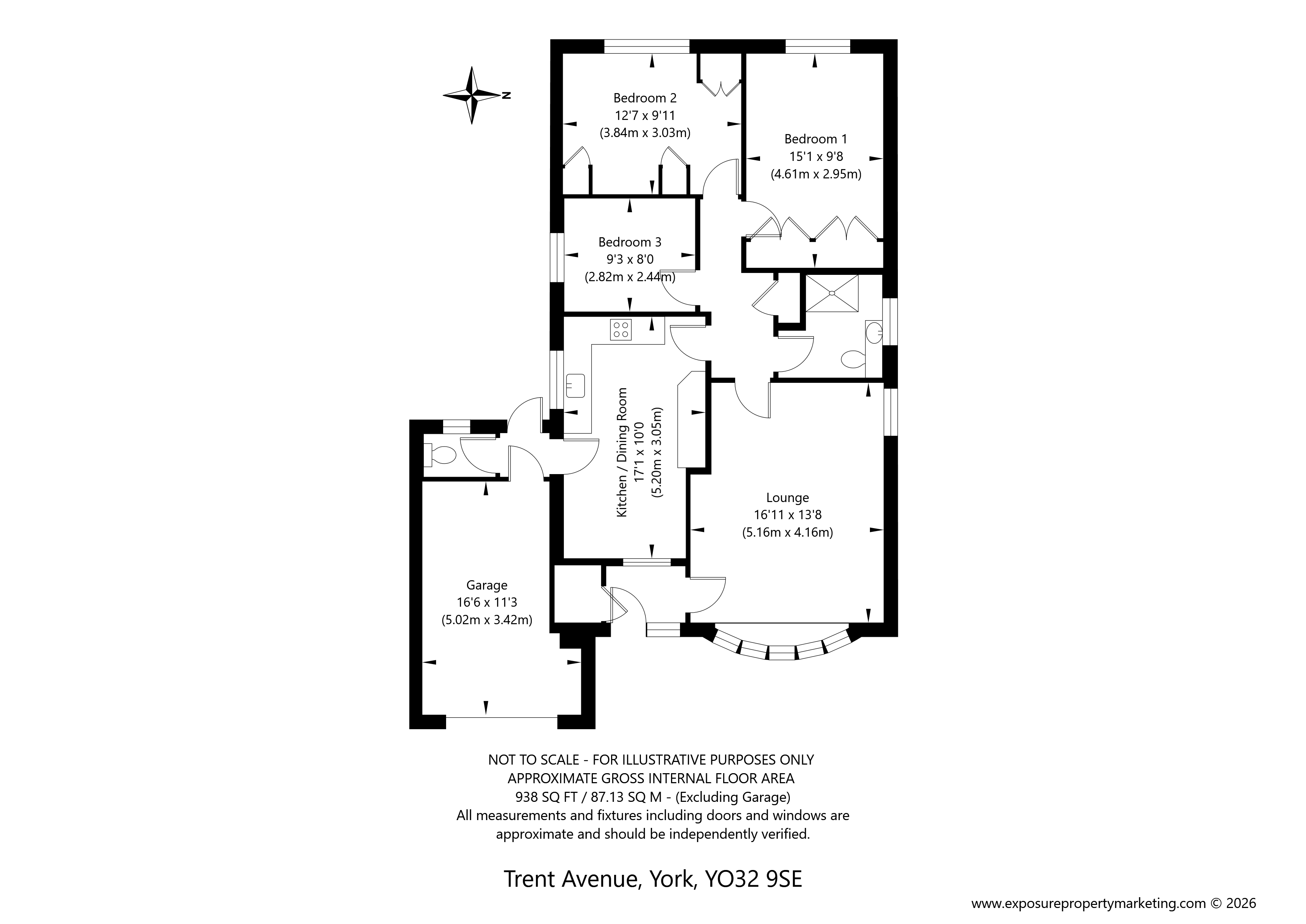 29, Trent Avenue, York floorplan