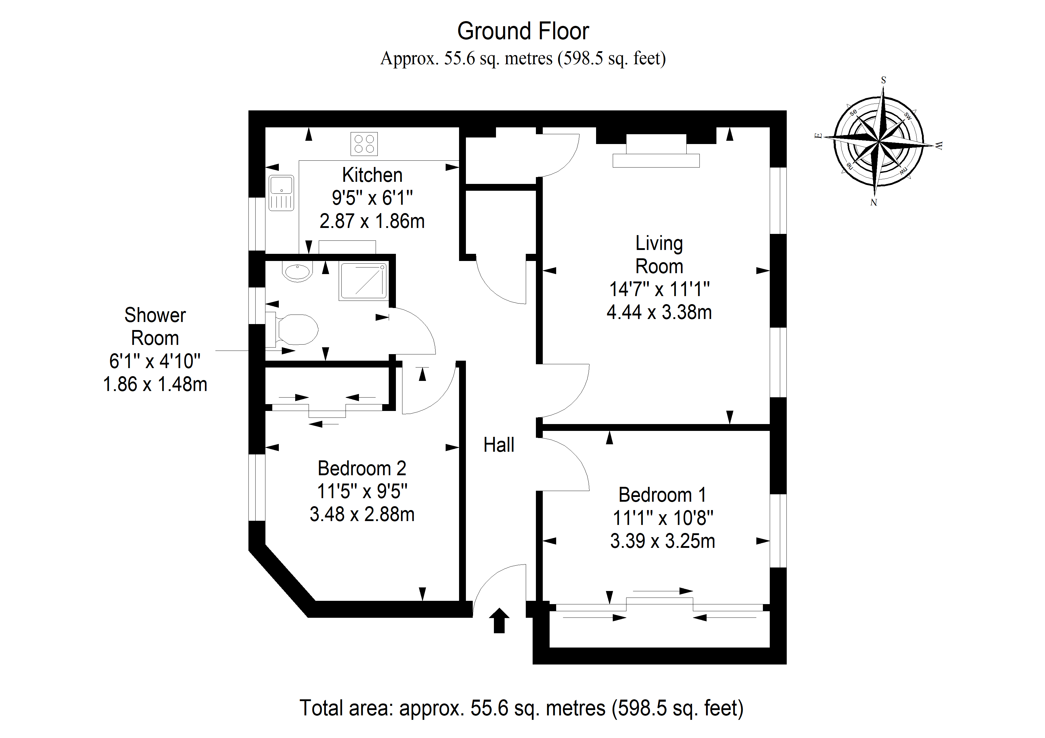 4/2, Whitson Terrace, Edinburgh floorplan