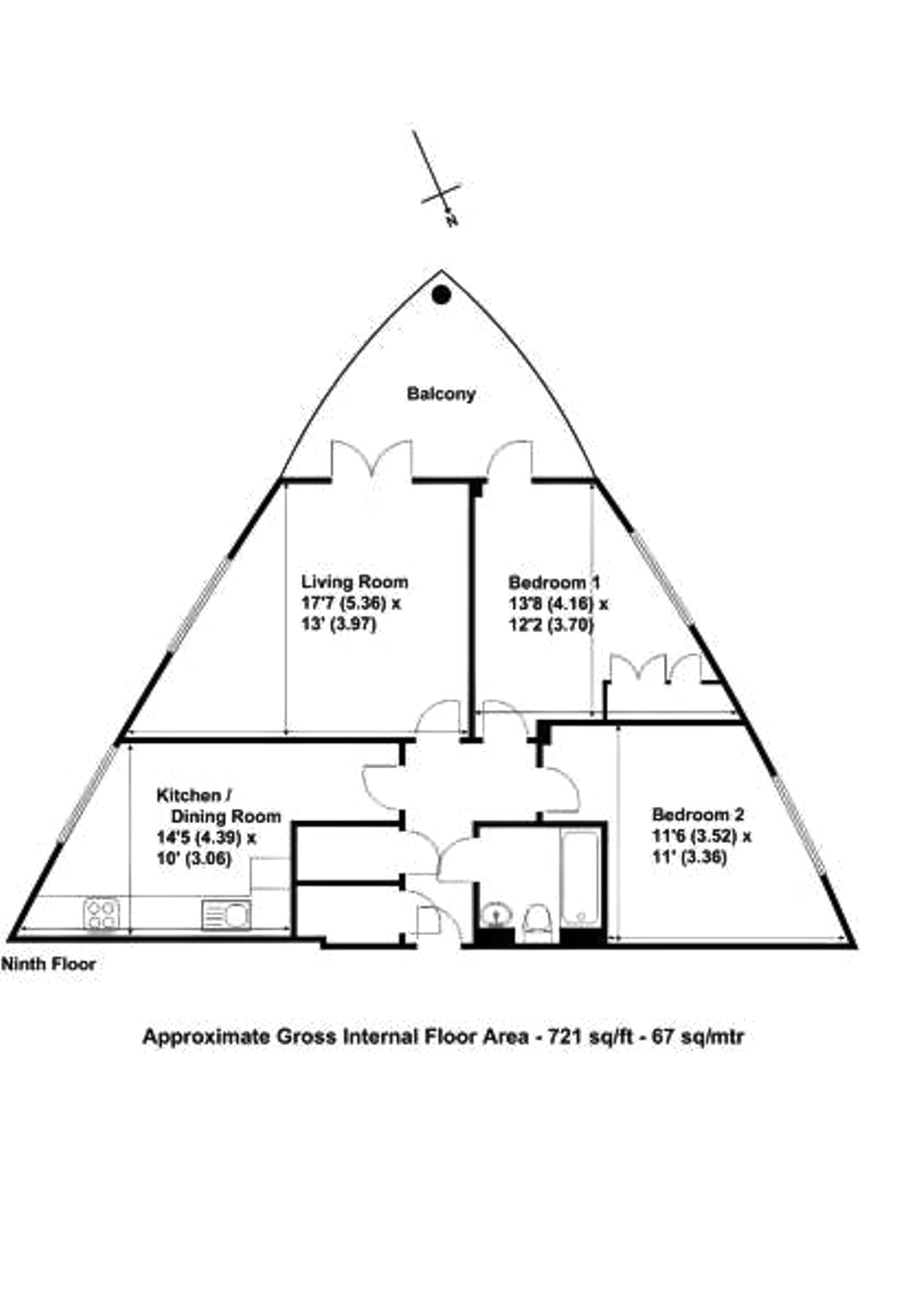 2 Bedrooms Flat for sale in Station Approach, Woking, Surrey GU22
