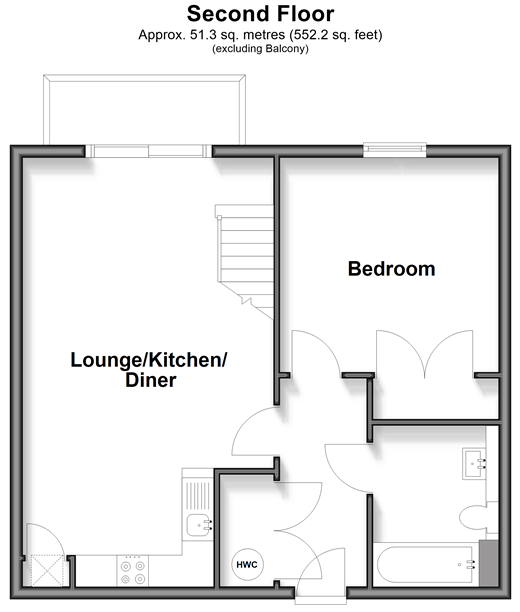 Outwood Lane, Chipstead floorplan