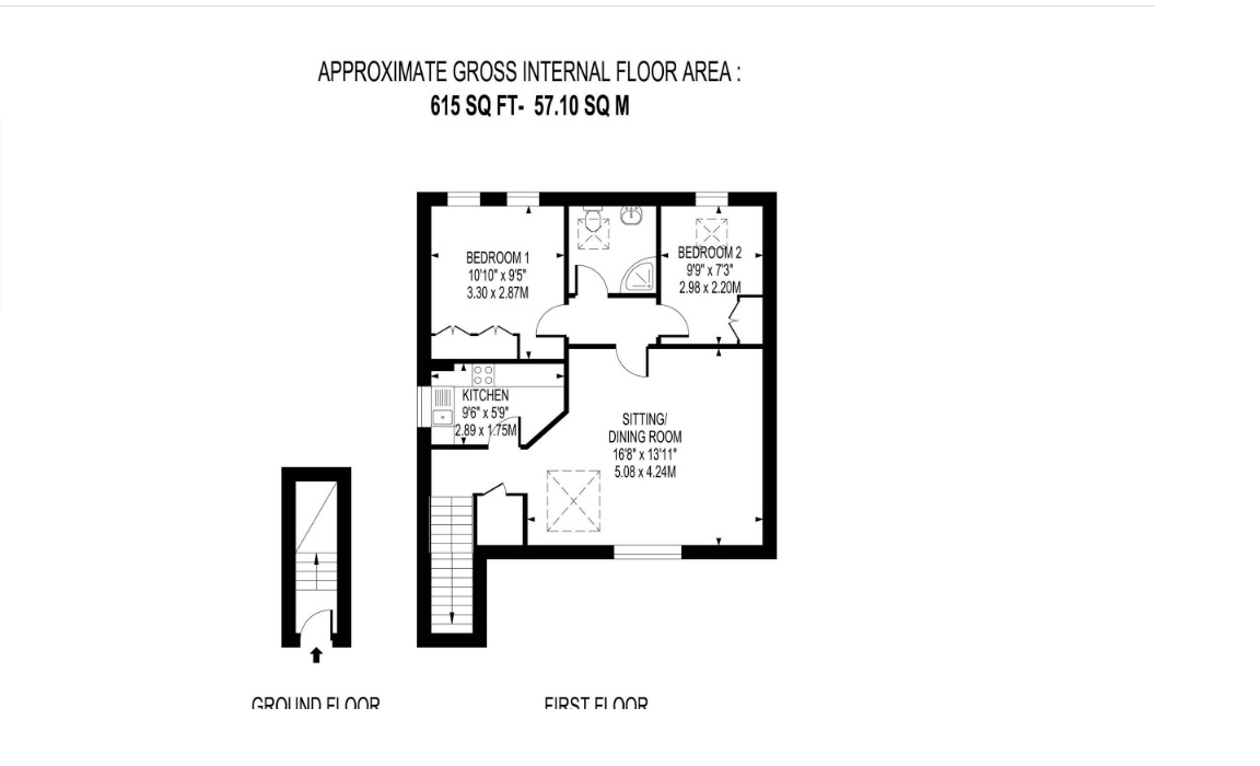 45B, Elmgrove Road, Weybridge floorplan